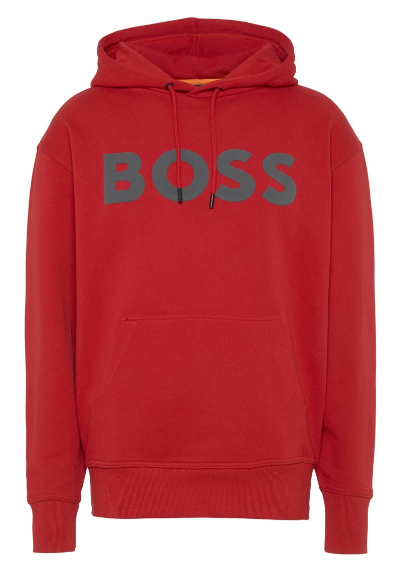 BOSS ORANGE Hoodie »WebasicHood«, mit weissem Logodruck von BOSS ORANGE