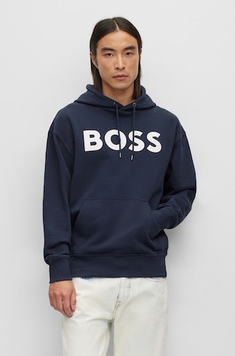 BOSS ORANGE Hoodie »WebasicHood«, mit weissem Logodruck von BOSS ORANGE