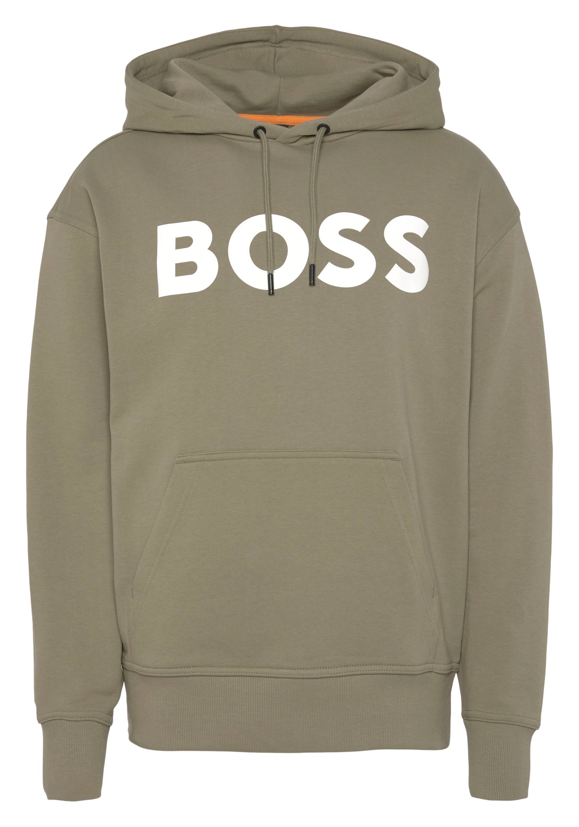 BOSS ORANGE Hoodie »WebasicHood«, mit weissem Logodruck von BOSS ORANGE