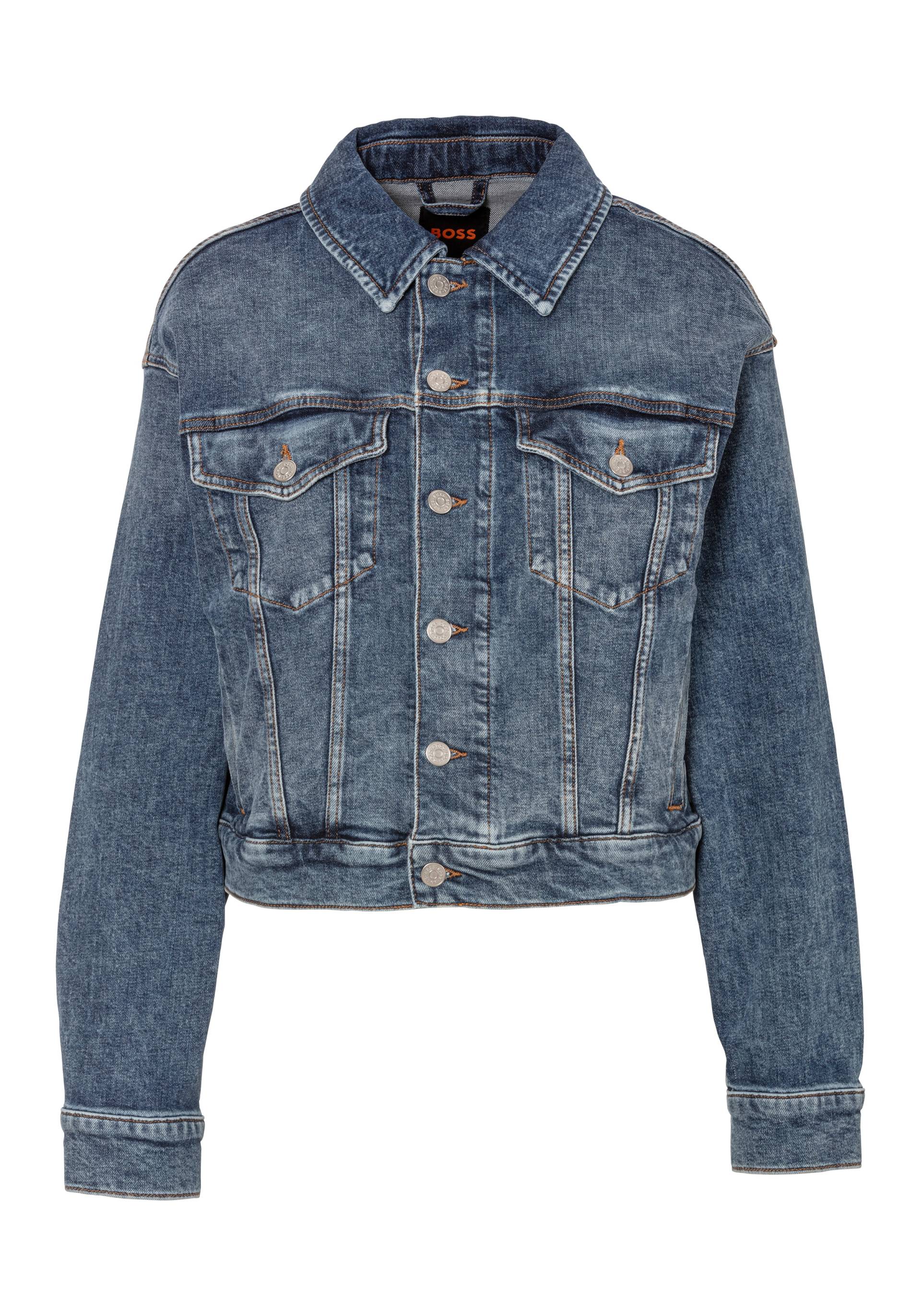 BOSS ORANGE Jeansjacke »C_TRUCKER JACKET«, mit knöpfbaren Brusttaschen von BOSS ORANGE