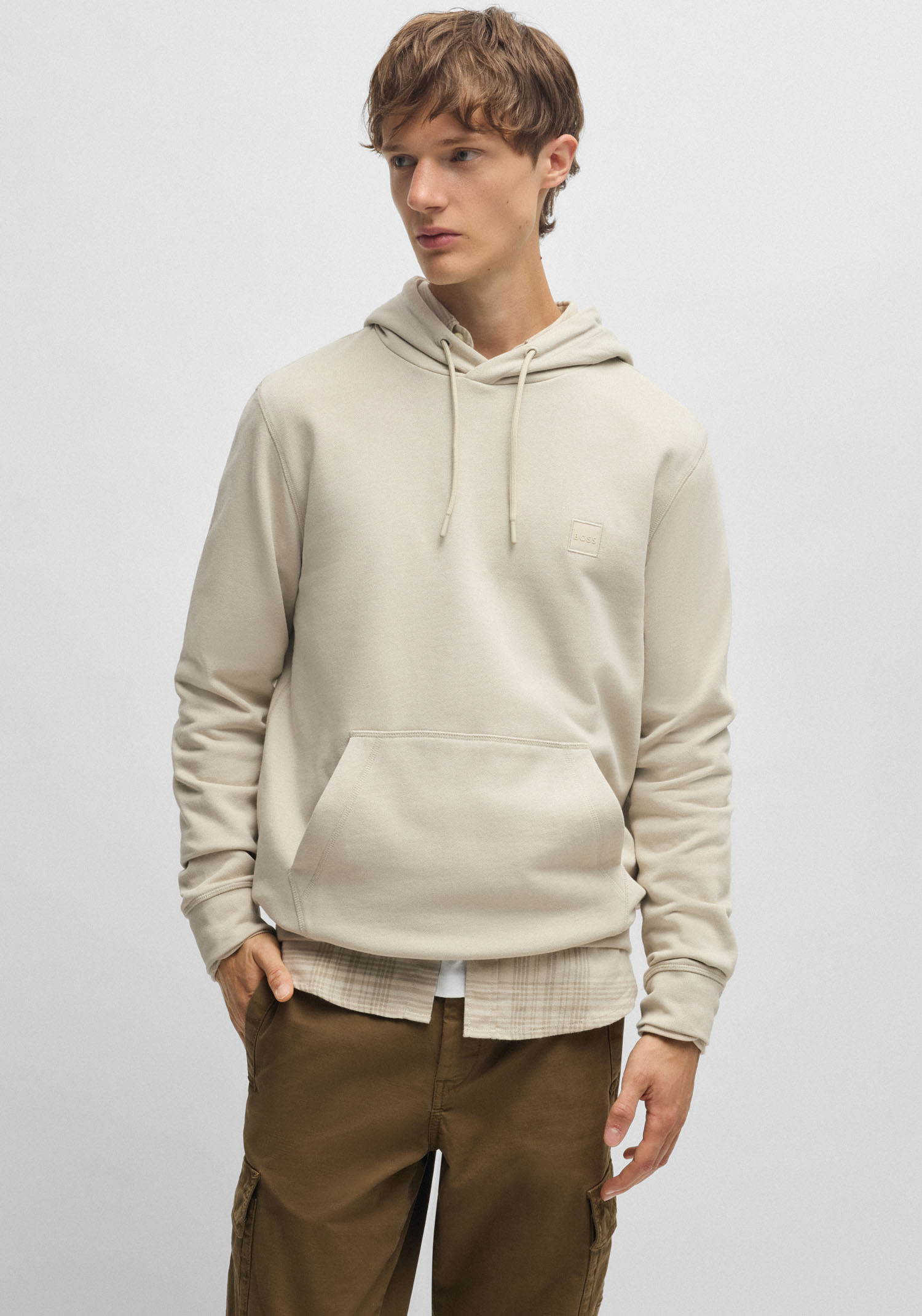 BOSS ORANGE Kapuzensweatshirt »Wetalk«, mit gesticktem BOSS Markenlabel von BOSS ORANGE