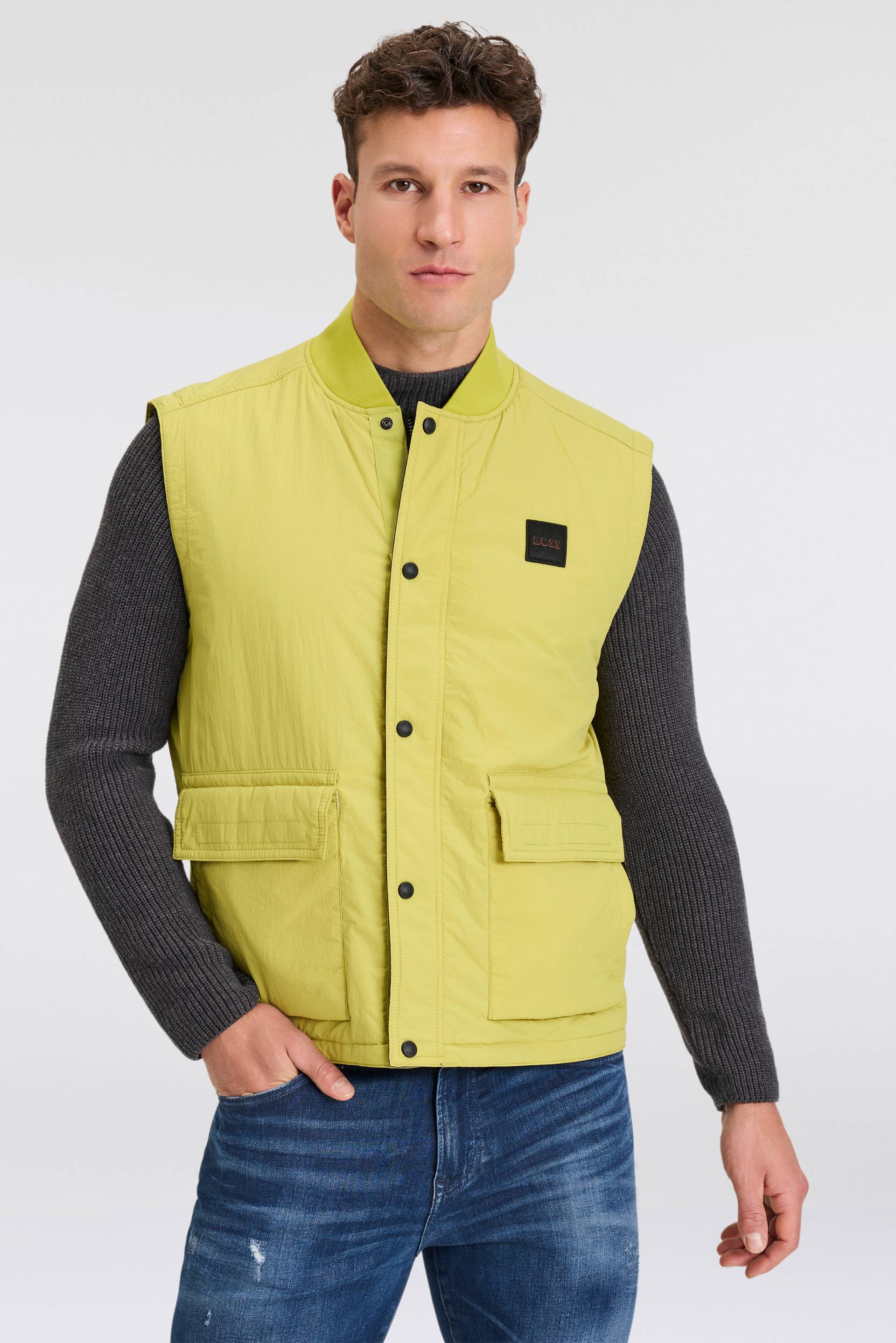 BOSS ORANGE Kurzweste »Ocomo1-W«, mit Markenlabel BOSS ORANGE Kurzweste »Ocomo1-W«, mit Markenlabel von BOSS ORANGE