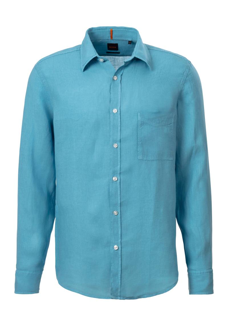 BOSS ORANGE Langarmshirt, mit BOSS-Kontrastdetails von BOSS ORANGE