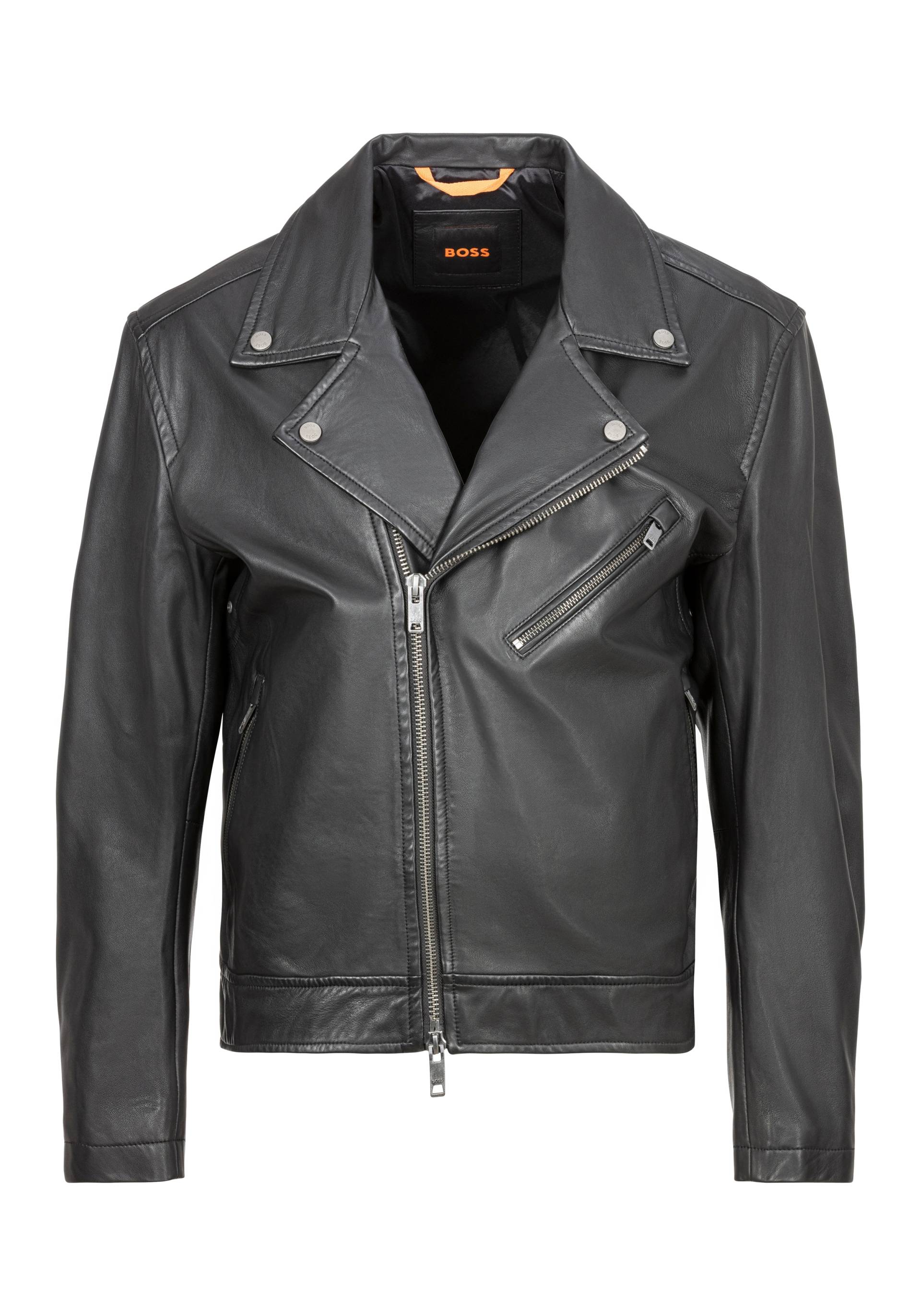 BOSS ORANGE Lederjacke »Jolush«, mit Reissverschlusstaschen BOSS ORANGE Lederjacke »Jolush«, mit Reissverschlusstaschen von BOSS ORANGE