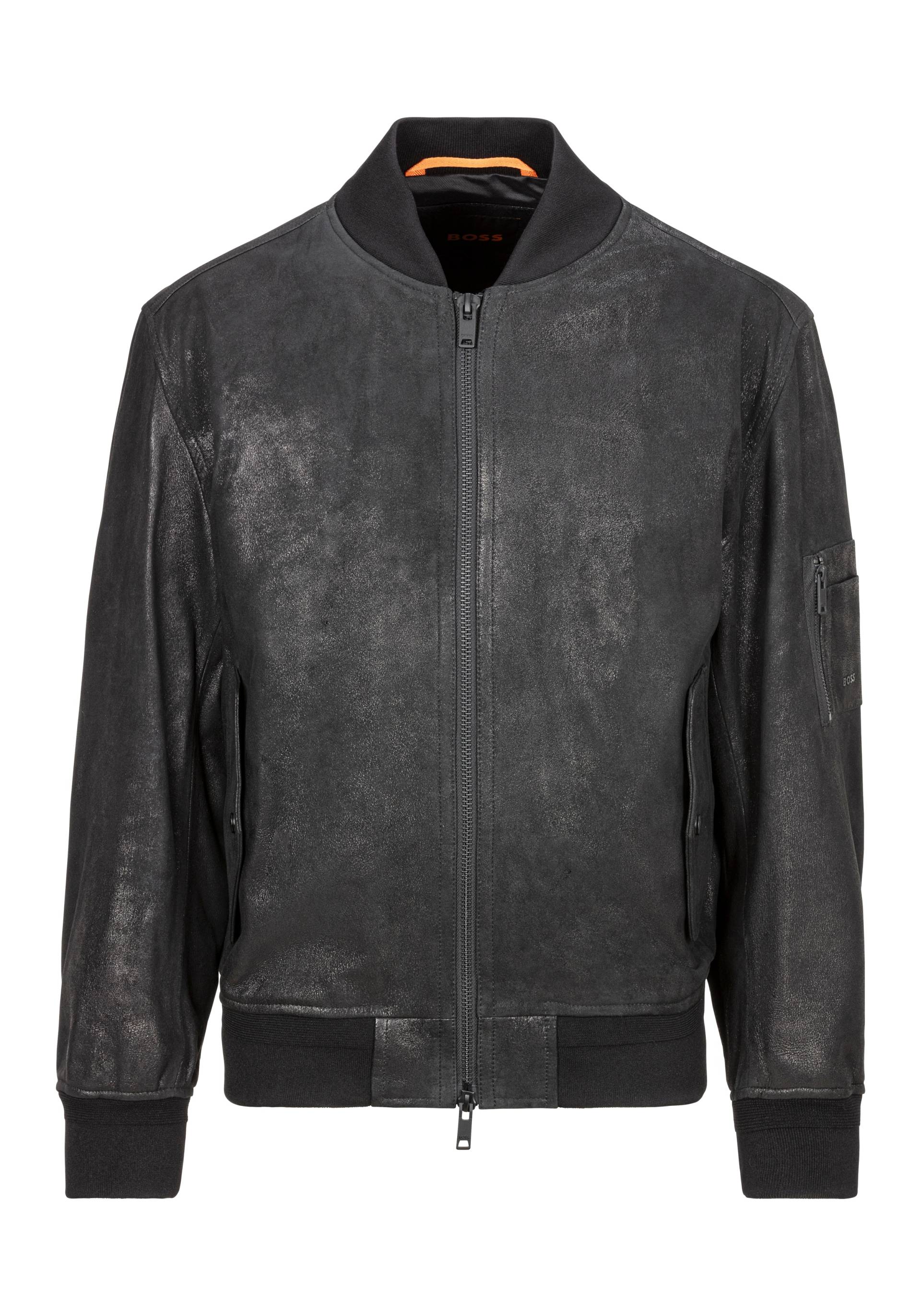 BOSS ORANGE Lederjacke »Jotaco«, mit Ärmeltasche BOSS ORANGE Lederjacke »Jotaco«, mit Ärmeltasche von BOSS ORANGE