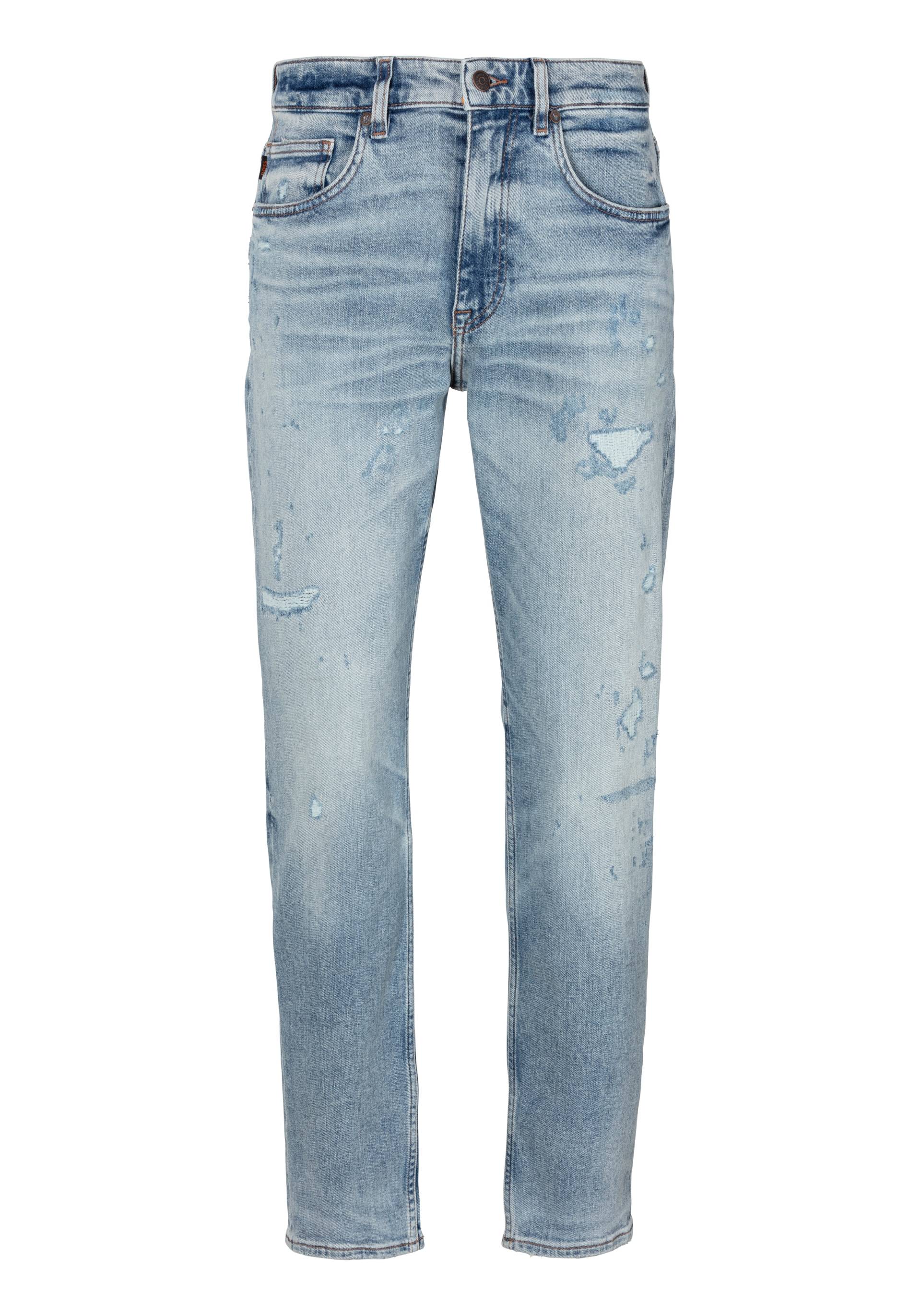 BOSS ORANGE Regular-fit-Jeans »TROY BO«, mit Leder-Badge von BOSS ORANGE