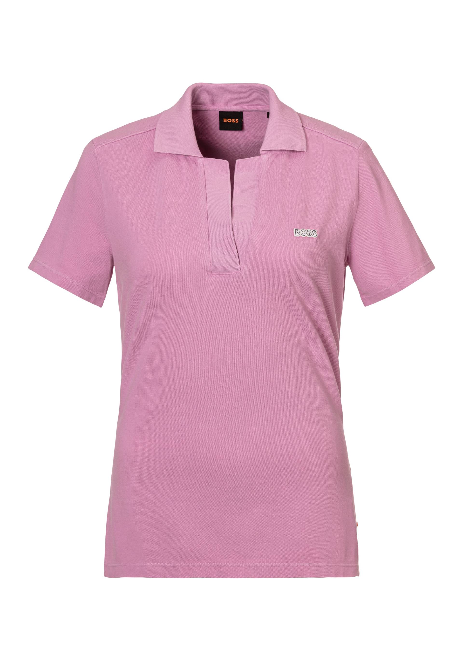 BOSS ORANGE Shirttop »C_Etri Premium Damenmode«, mit Polokragen von BOSS ORANGE