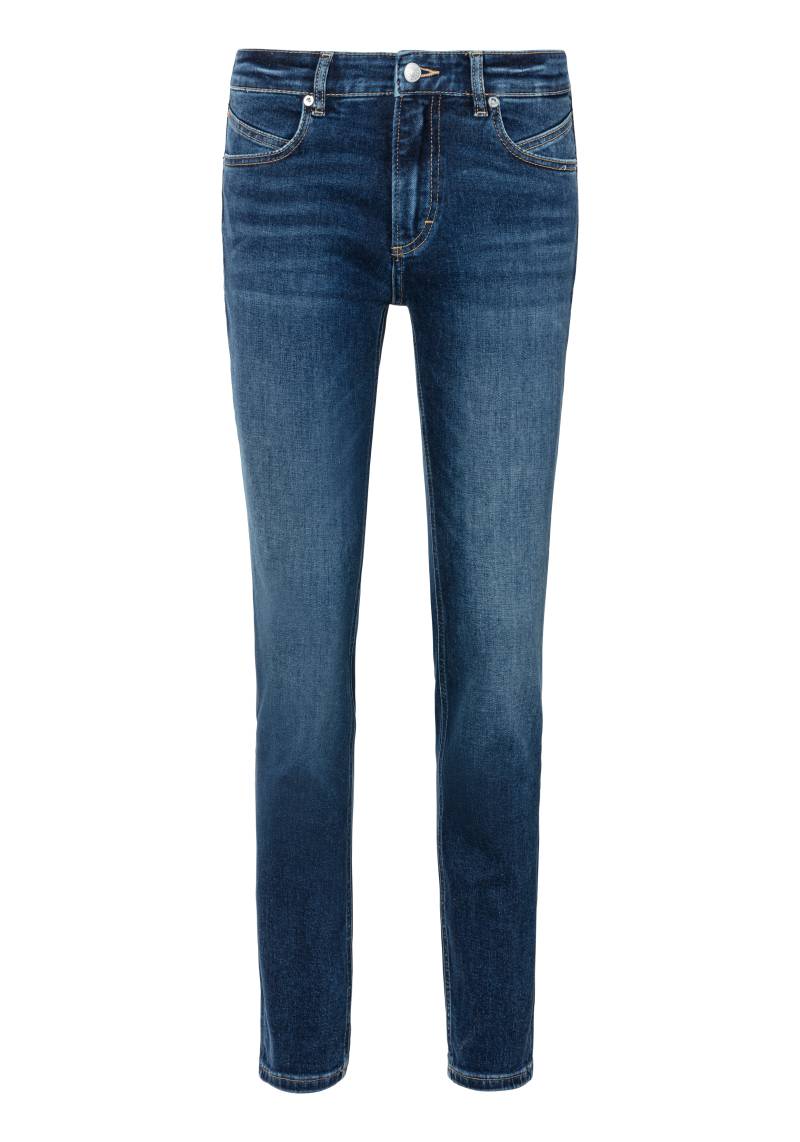 BOSS ORANGE Slim-fit-Jeans »Jackie Mid Rise Mid Waist, mittlere Leibhöhe Premium Denim Jeans«, (BOSS ORANGE DENIM), Mid Waist von BOSS ORANGE