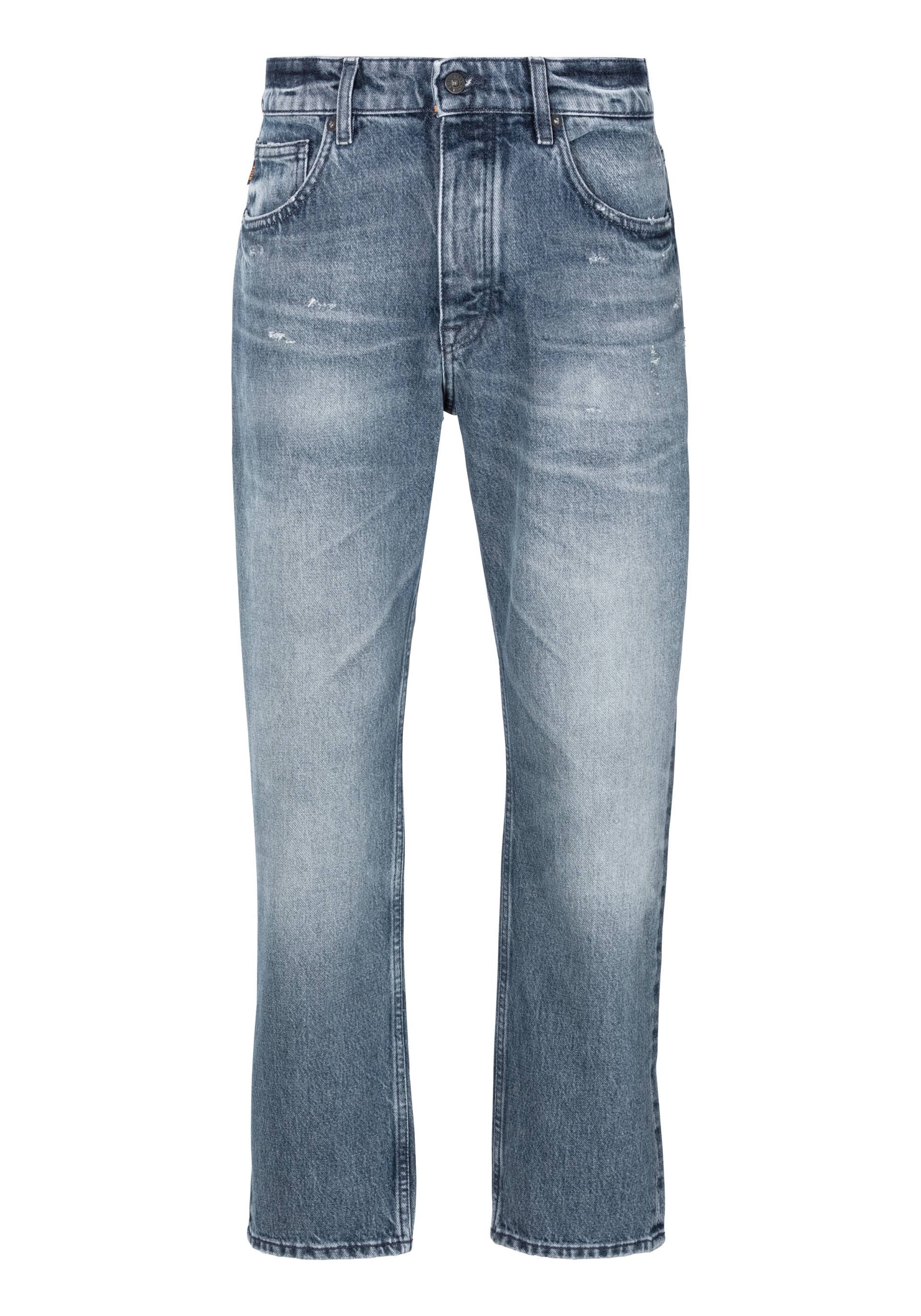 BOSS ORANGE Straight-Jeans »TROY BO-BF«, mit BOSS Leder-Badge von BOSS ORANGE