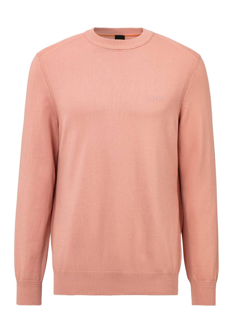 BOSS ORANGE Strickpullover »Asac_V«, mit Logostickerei auf der Brust von BOSS ORANGE