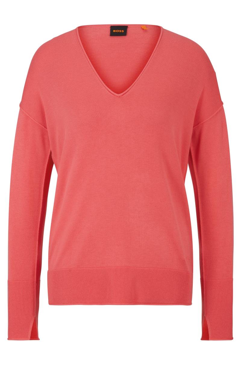 BOSS ORANGE Strickpullover »C_Freno Premium Damenmode«, mit Ziernaht von BOSS ORANGE