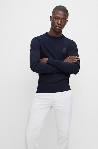 BOSS ORANGE Strickpullover »Kanovano«, mit Rundhalsausschnitt BOSS ORANGE Strickpullover »Kanovano«, mit Rundhalsausschnitt von BOSS ORANGE