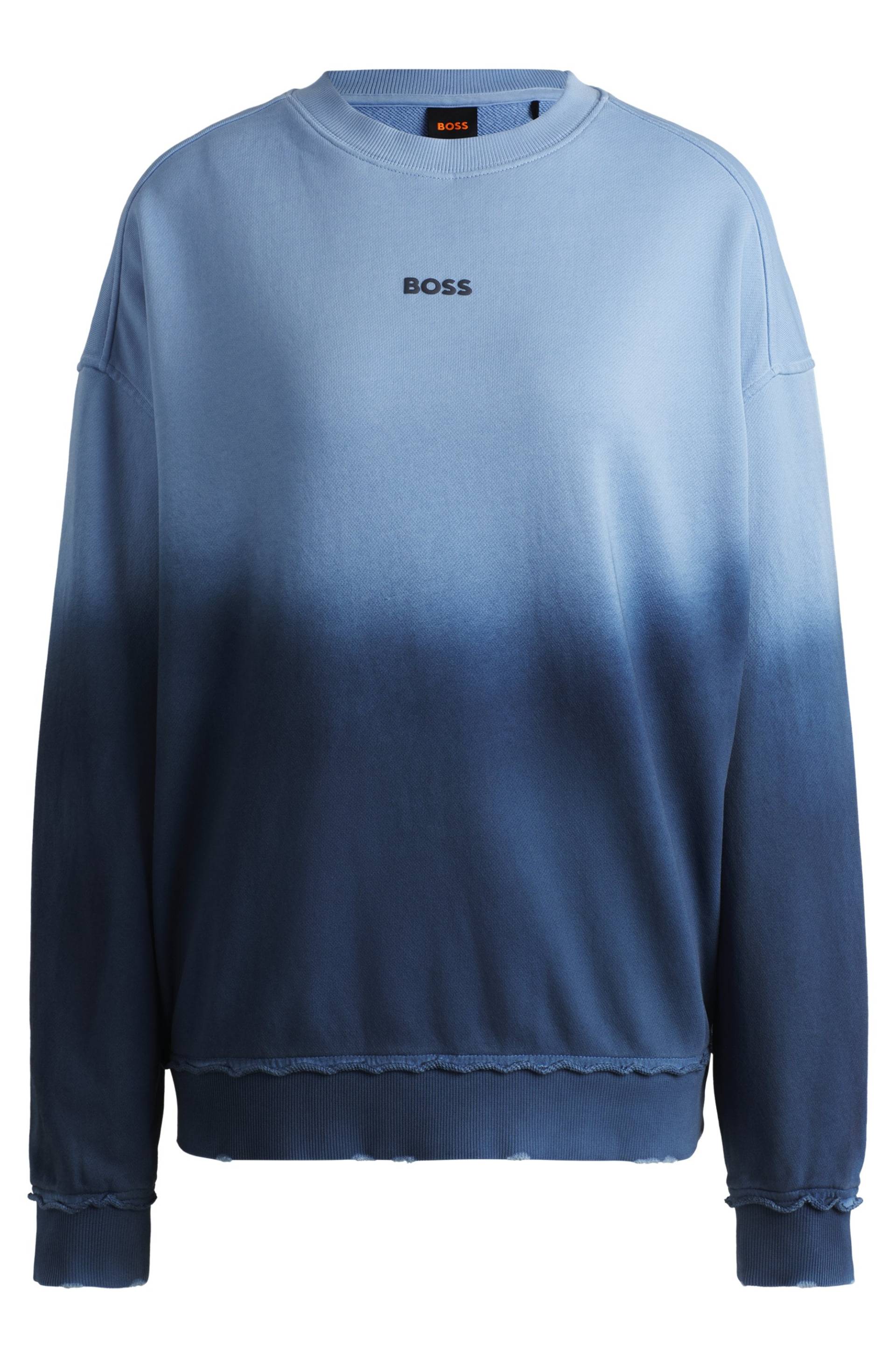 BOSS ORANGE Sweatshirt »C_Elaslogan_degradee«, im modischem Farbverlauf von BOSS ORANGE