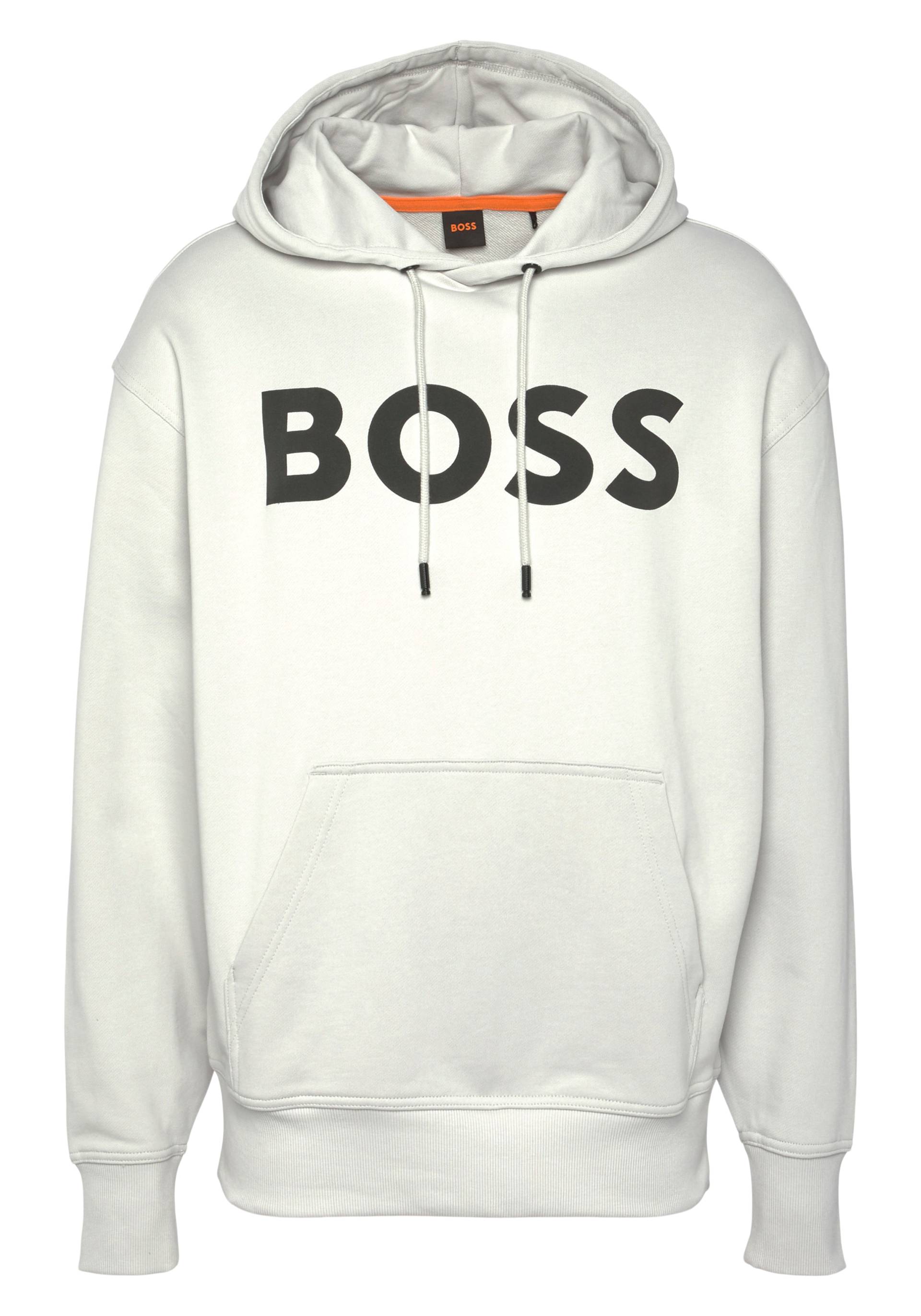 BOSS ORANGE Sweatshirt »WebasicHood«, mit grossem BOSS Print auf der Brust von BOSS ORANGE