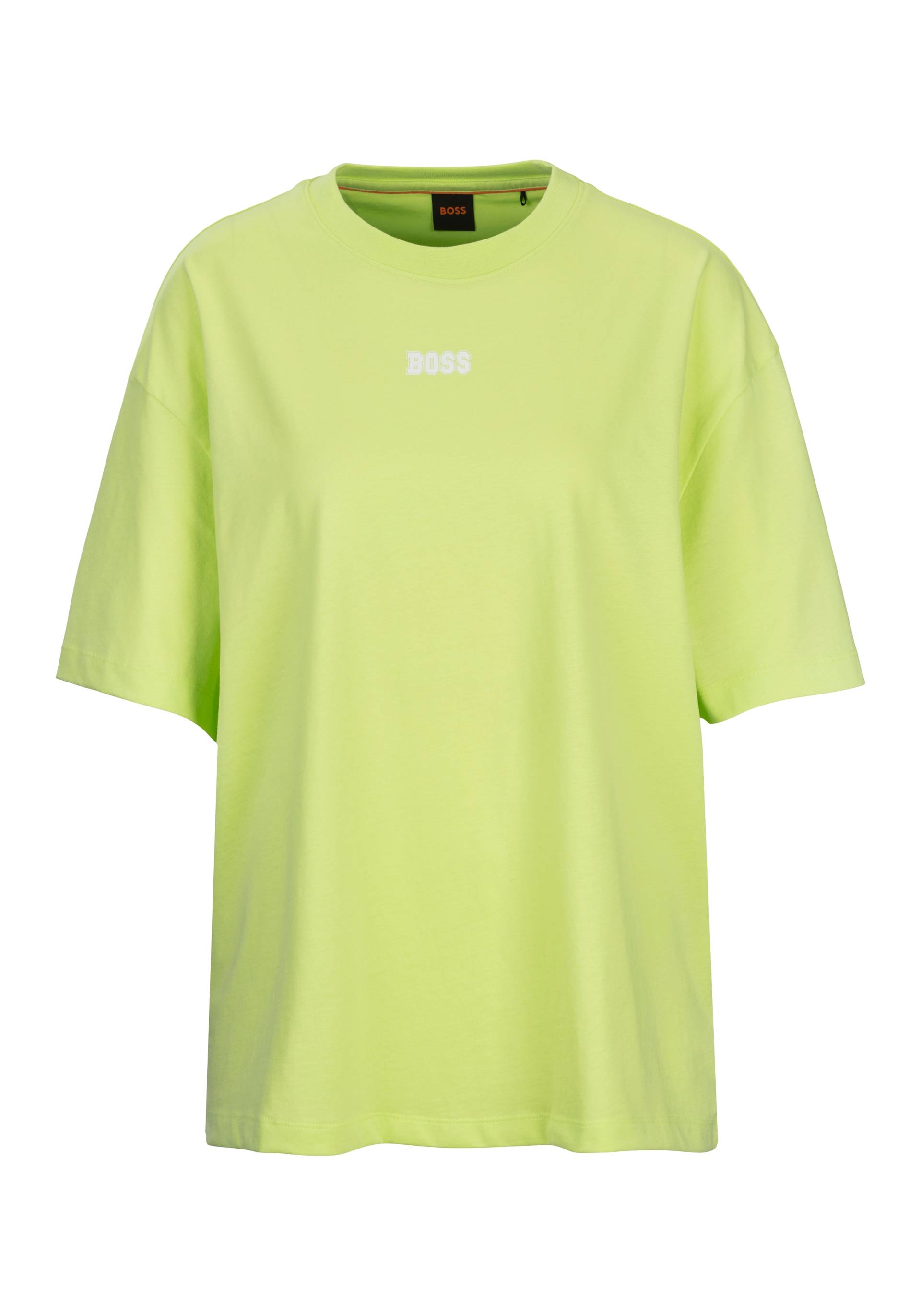 BOSS ORANGE T-Shirt »C_Eboyfriend Premium Damenmode«, mit grossem BOSS Logodruck von BOSS ORANGE