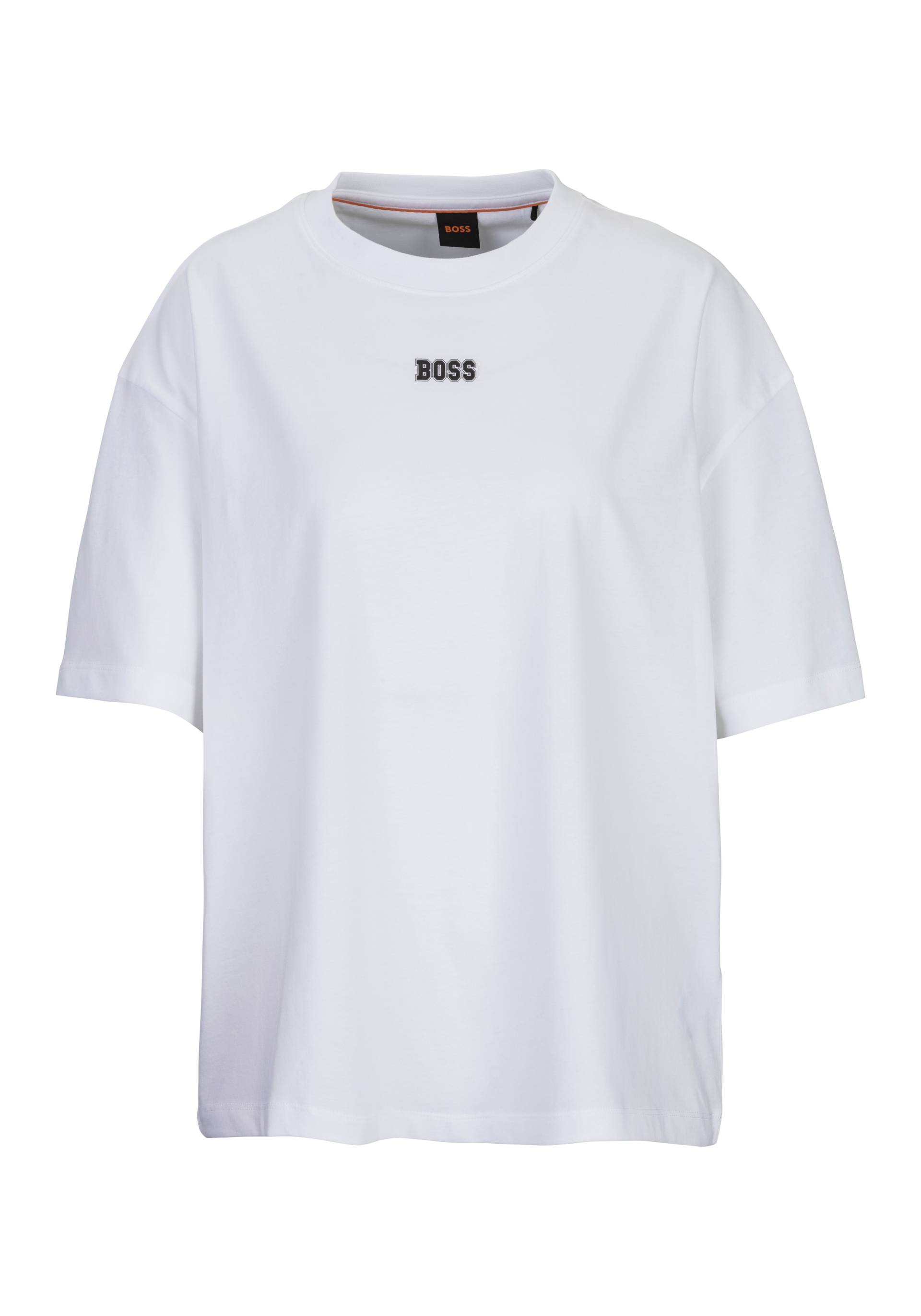 BOSS ORANGE T-Shirt »C_Eboyfriend Premium Damenmode«, mit grossem BOSS Logodruck von BOSS ORANGE