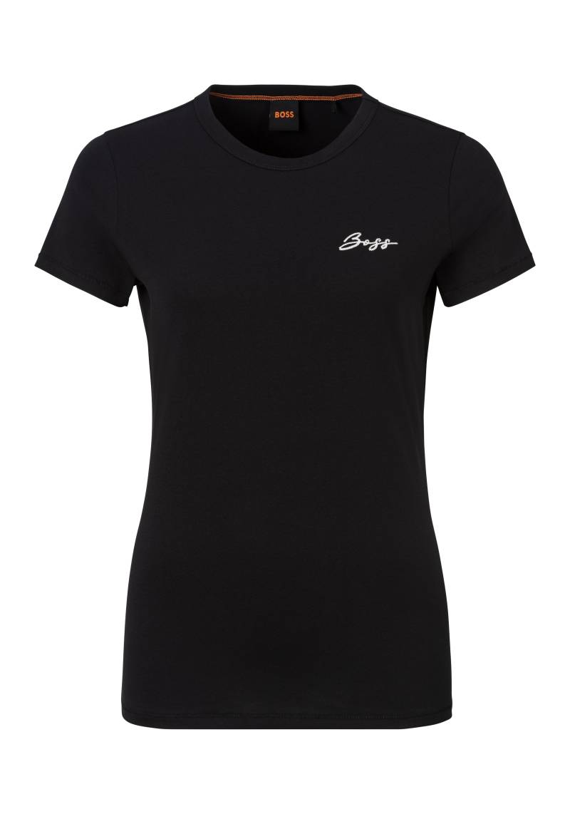 BOSS ORANGE T-Shirt »C_Elogo_20«, mit Graphic Details von BOSS ORANGE
