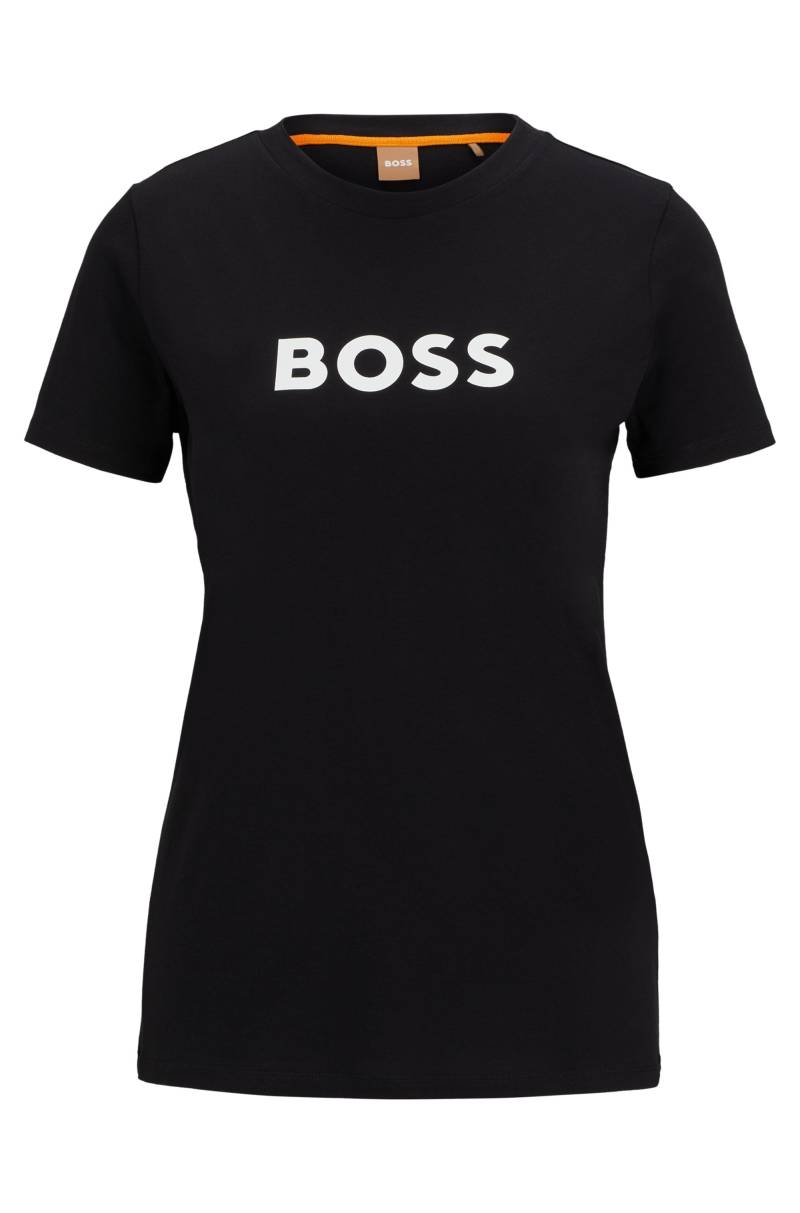 BOSS ORANGE T-Shirt »C_Elogo_5«, mit kontrastfarbenem BOSS-Schriftzug von BOSS ORANGE