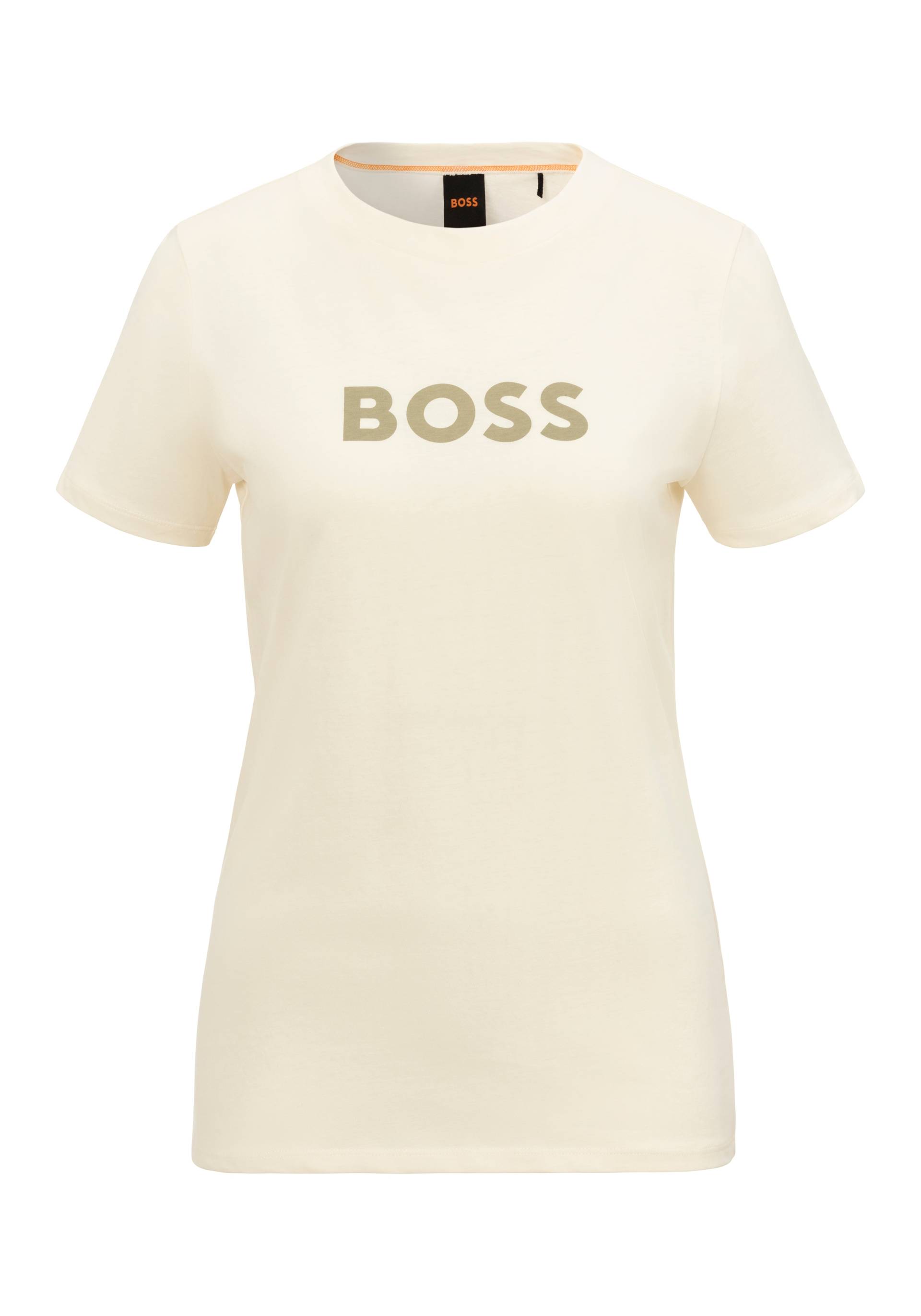 BOSS ORANGE T-Shirt »C_Elogo_5«, mit kontrastfarbenem BOSS-Schriftzug von BOSS ORANGE