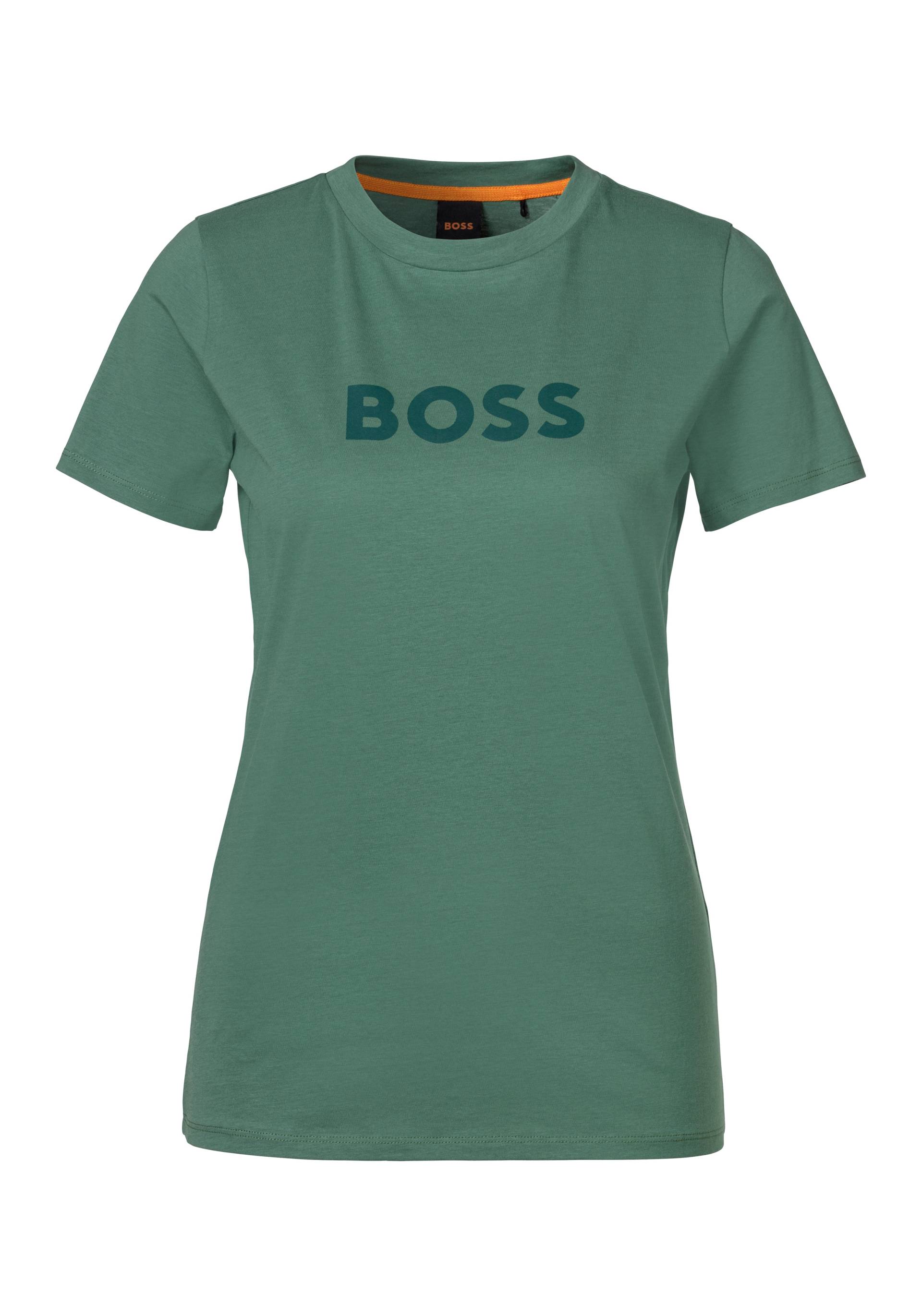 BOSS ORANGE T-Shirt »C_Elogo_5«, mit kontrastfarbenem BOSS-Schriftzug von BOSS ORANGE