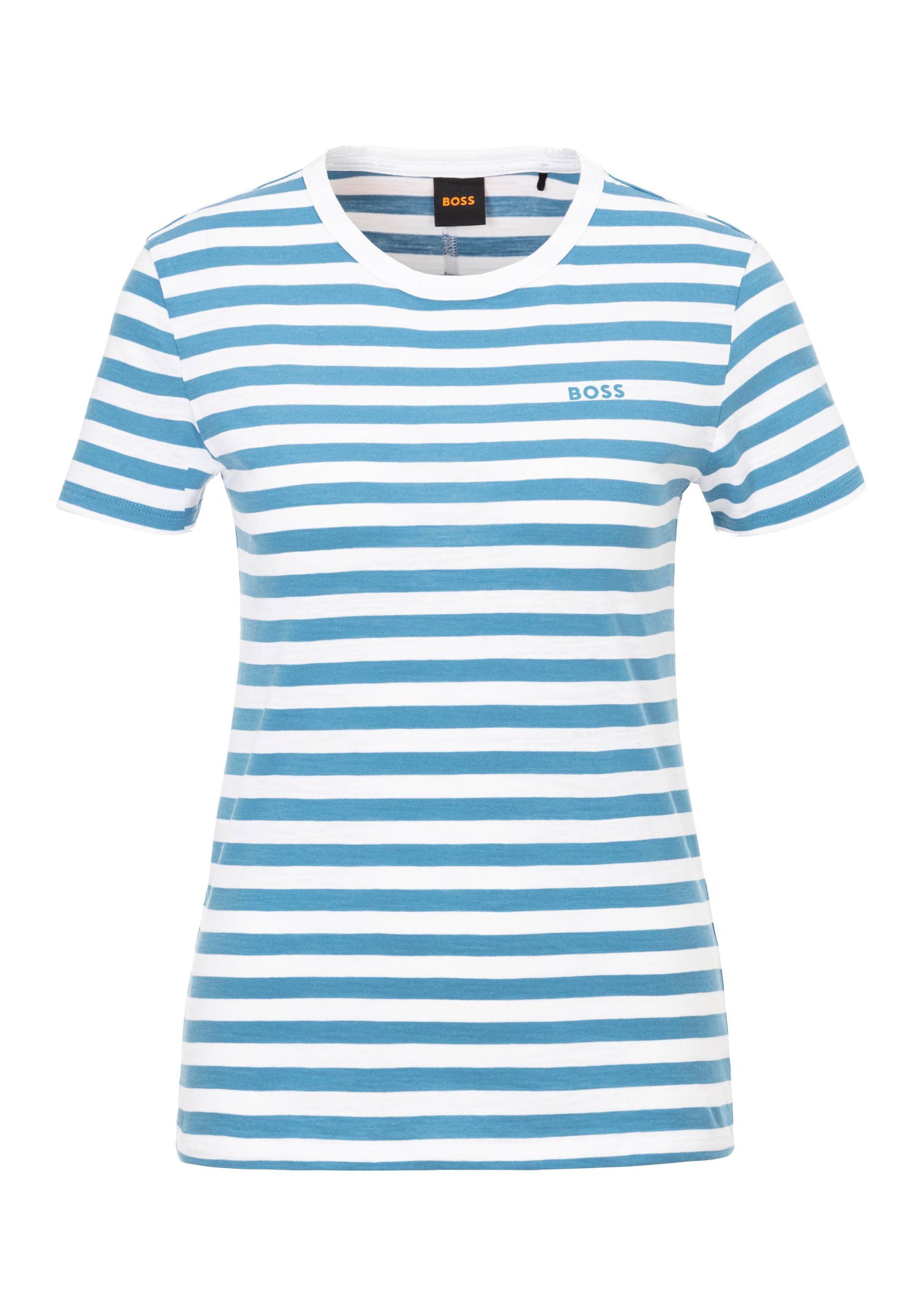 BOSS ORANGE T-Shirt »C_Esla_Striped«, Premium Damenmode, im gestreiften Design von BOSS ORANGE