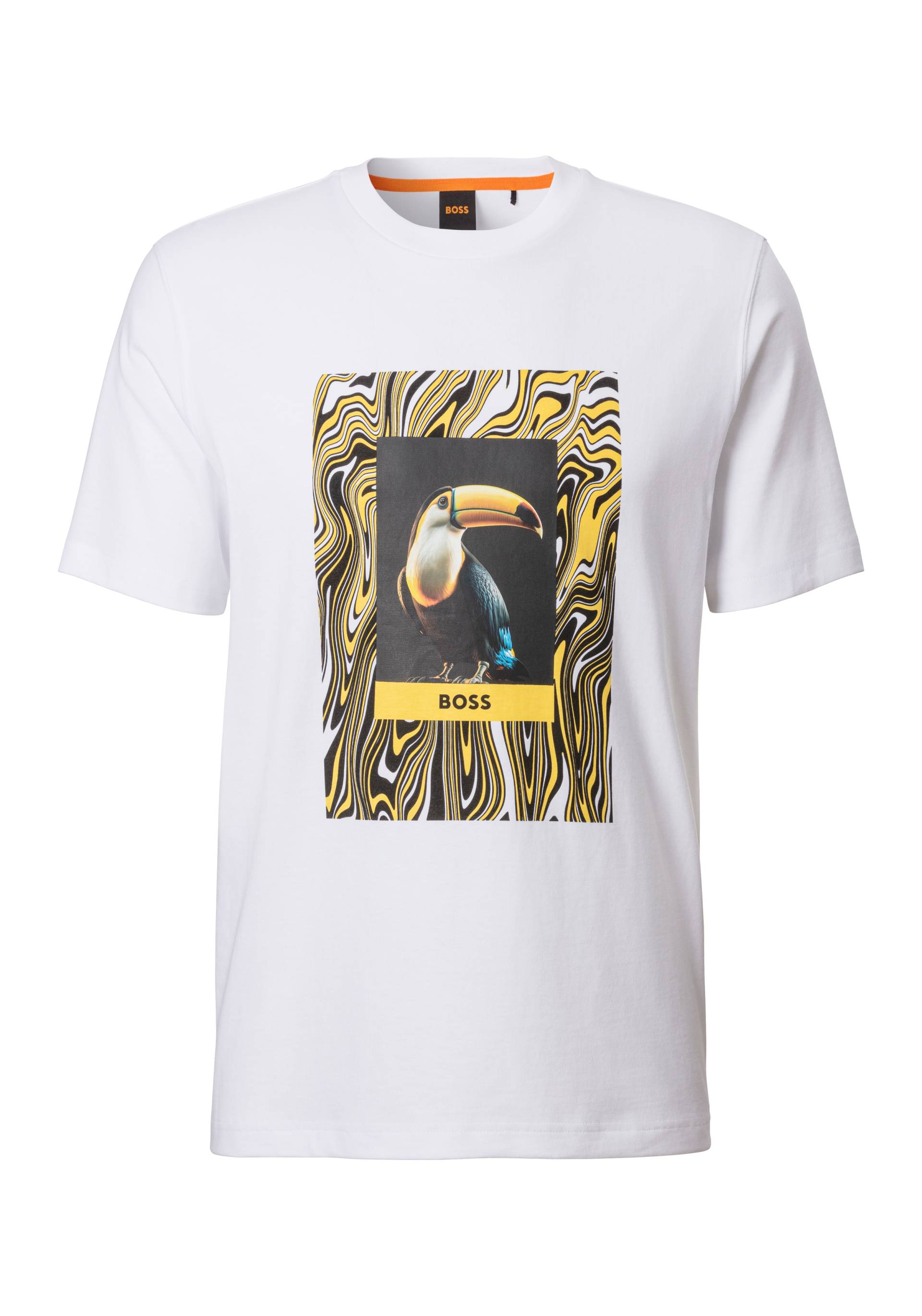 BOSS ORANGE T-Shirt »Te_Tucan«, mit grossem Aufdruck von BOSS ORANGE