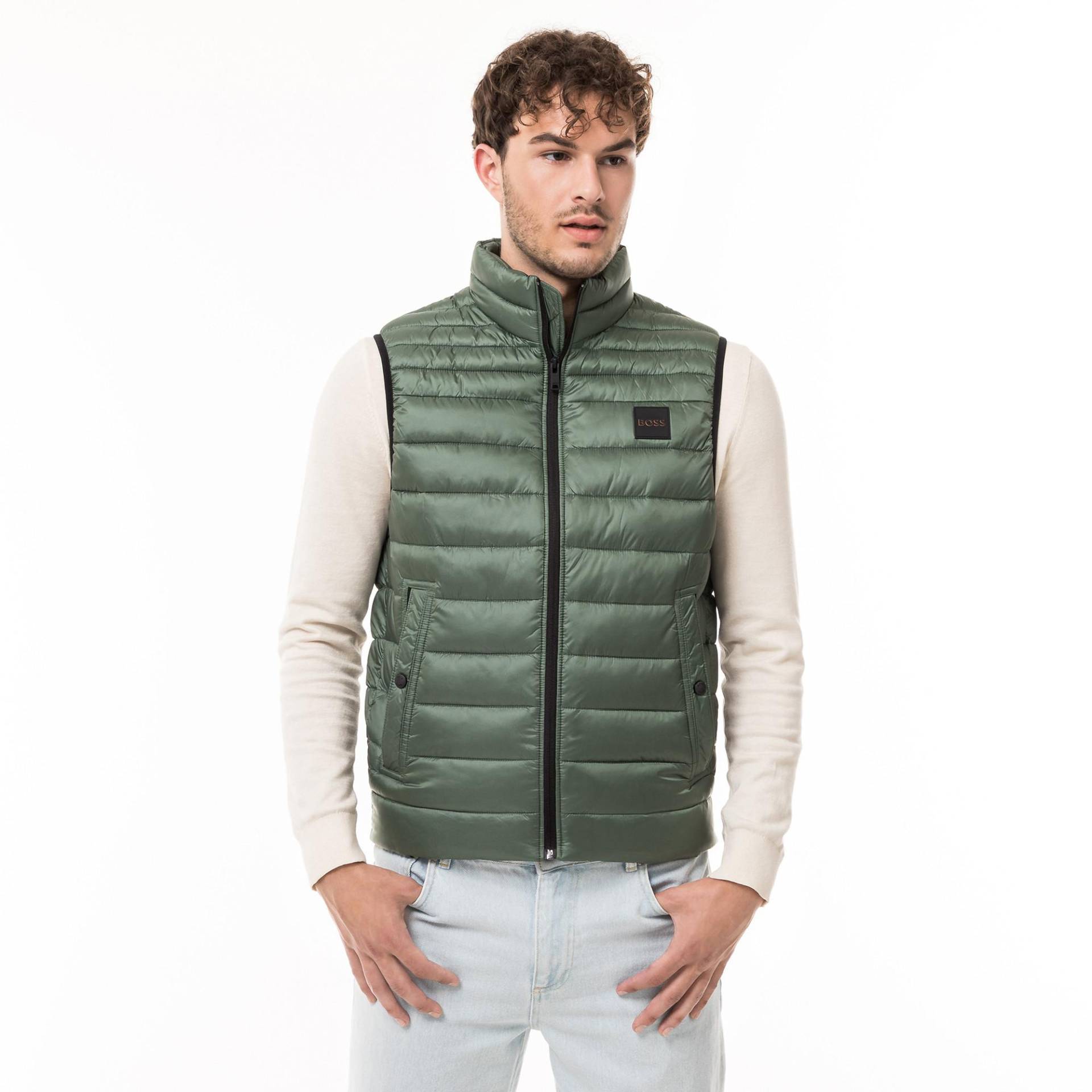 Gilet Herren Grün 46 von BOSS ORANGE