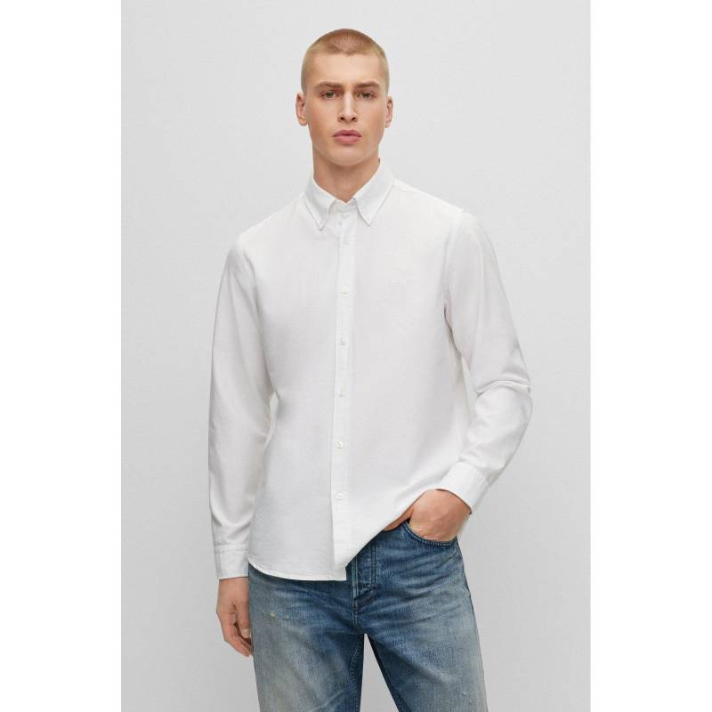 Hemd, Langarm Herren Weiss XL von BOSS ORANGE