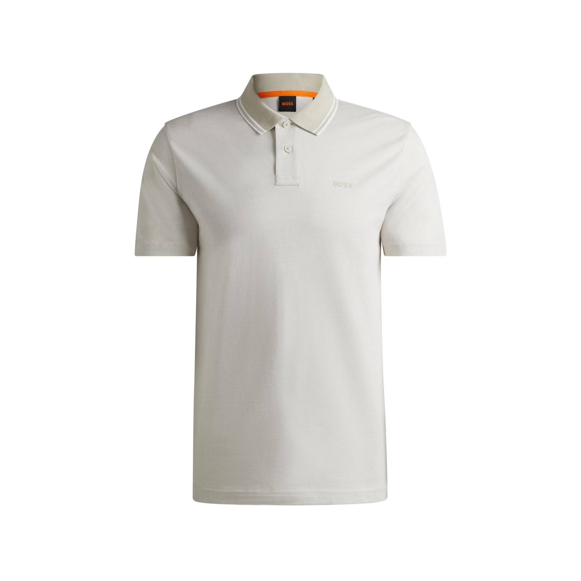 Poloshirt, Kurzarm Herren Beige S von BOSS ORANGE