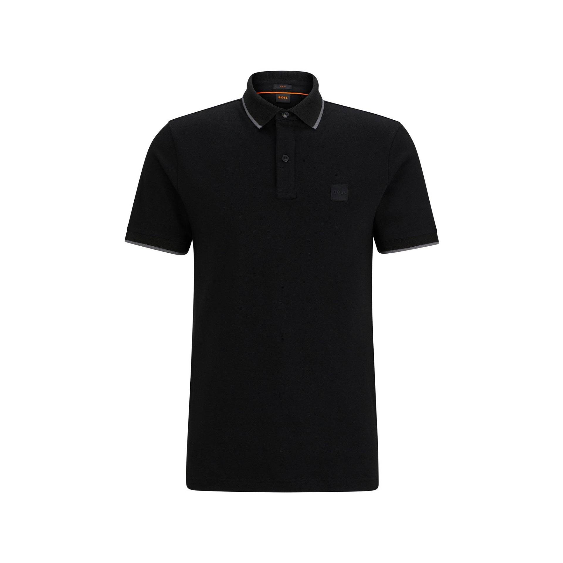 Poloshirt, Kurzarm Herren Black L von BOSS ORANGE