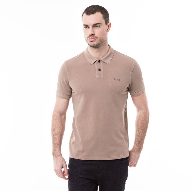 Poloshirt, Kurzarm Herren Braun S von BOSS ORANGE