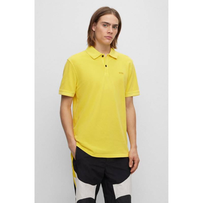 Poloshirt, Kurzarm Herren Gelb M von BOSS ORANGE