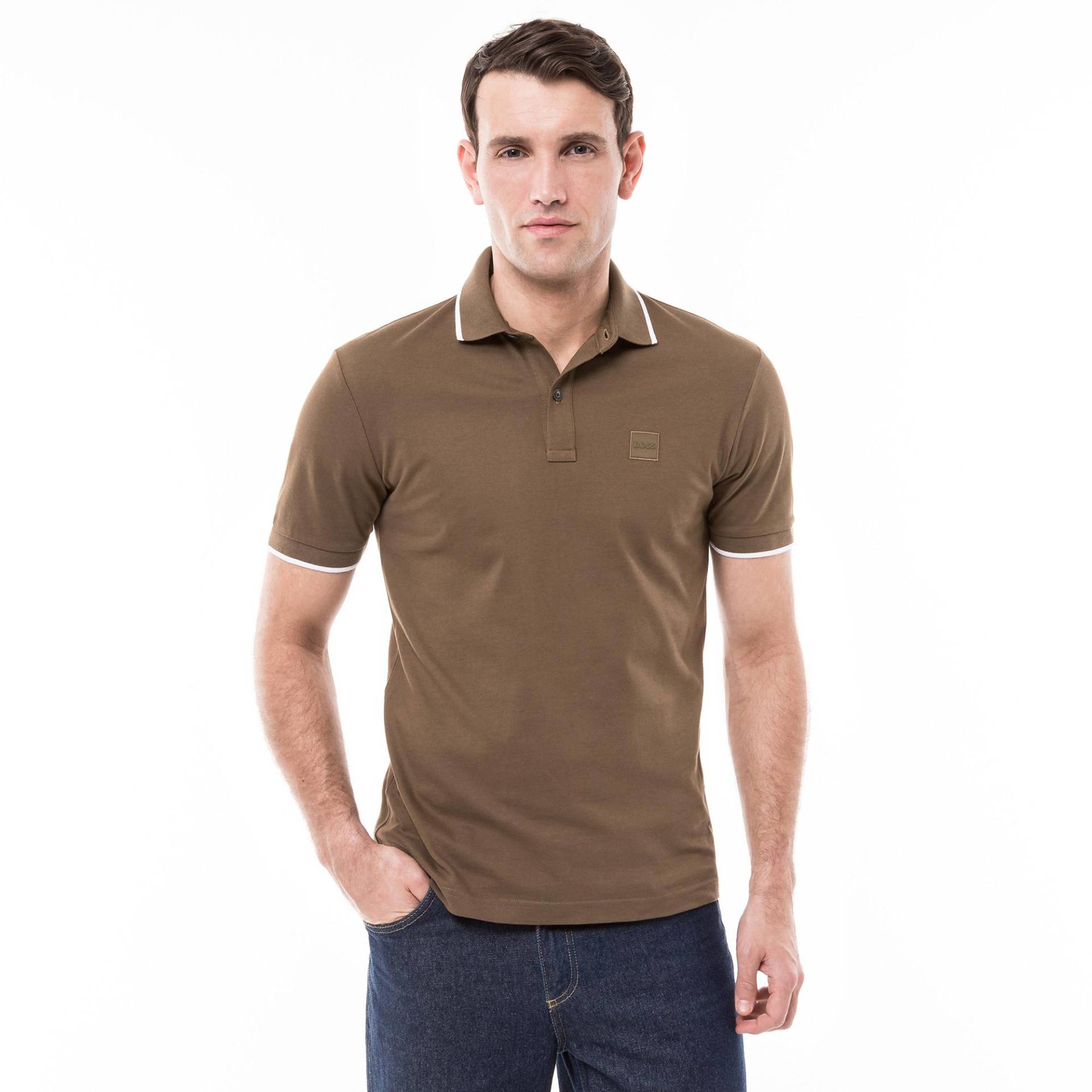 BOSS ORANGE - Poloshirt, kurzarm, für Herren, Grün, Größe L von BOSS ORANGE