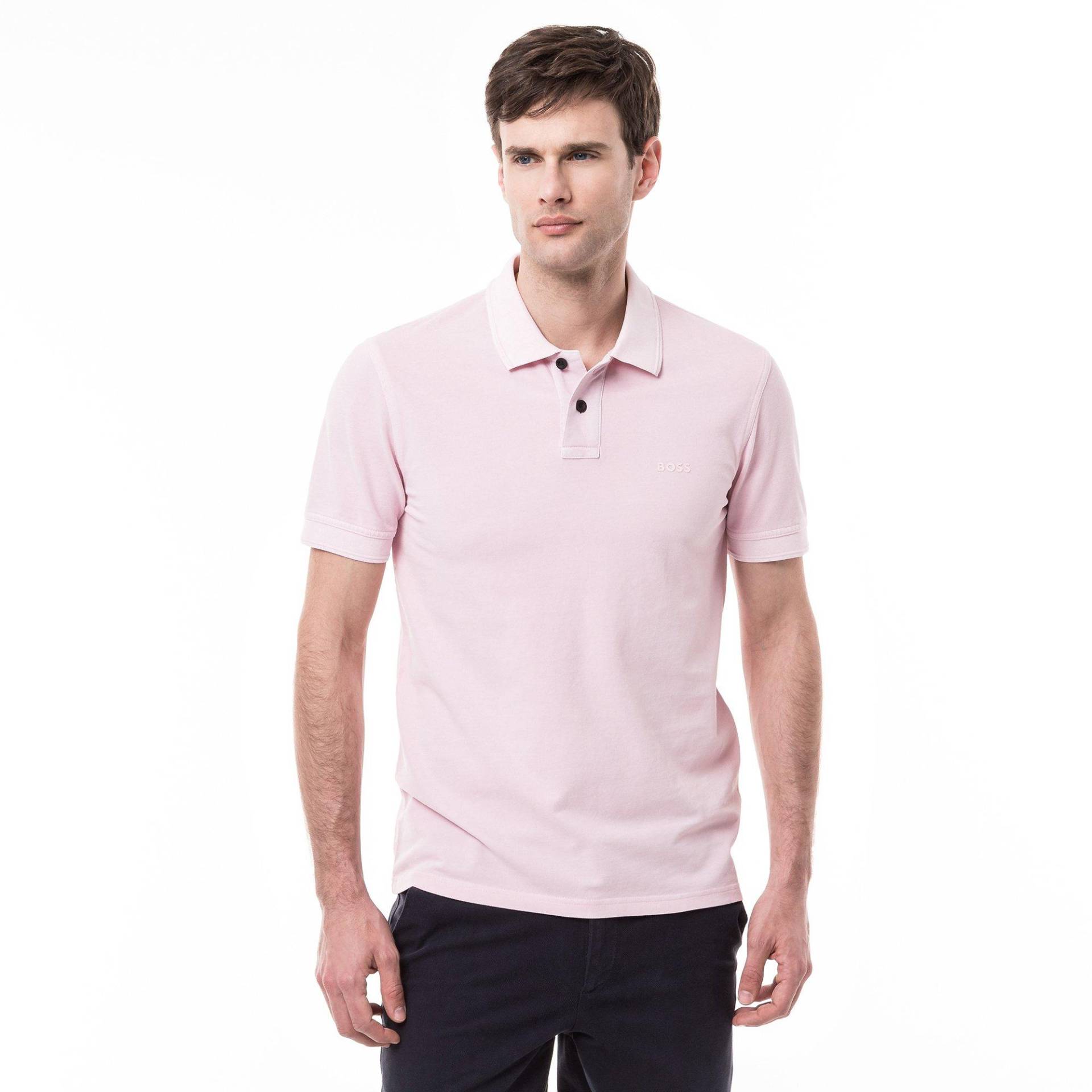 Poloshirt, Kurzarm Herren Rosa S von BOSS ORANGE