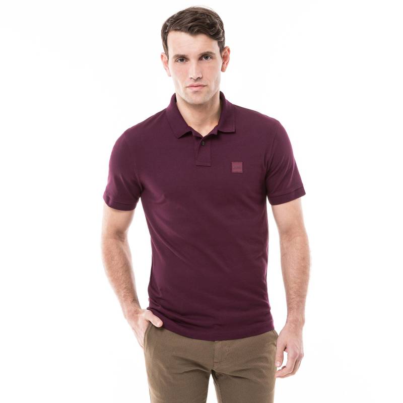 Poloshirt, Kurzarm Herren Violett S von BOSS ORANGE