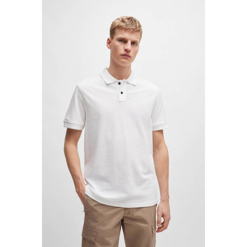 BOSS ORANGE - Poloshirt, kurzarm, für Herren, Weiss, Größe L von BOSS ORANGE