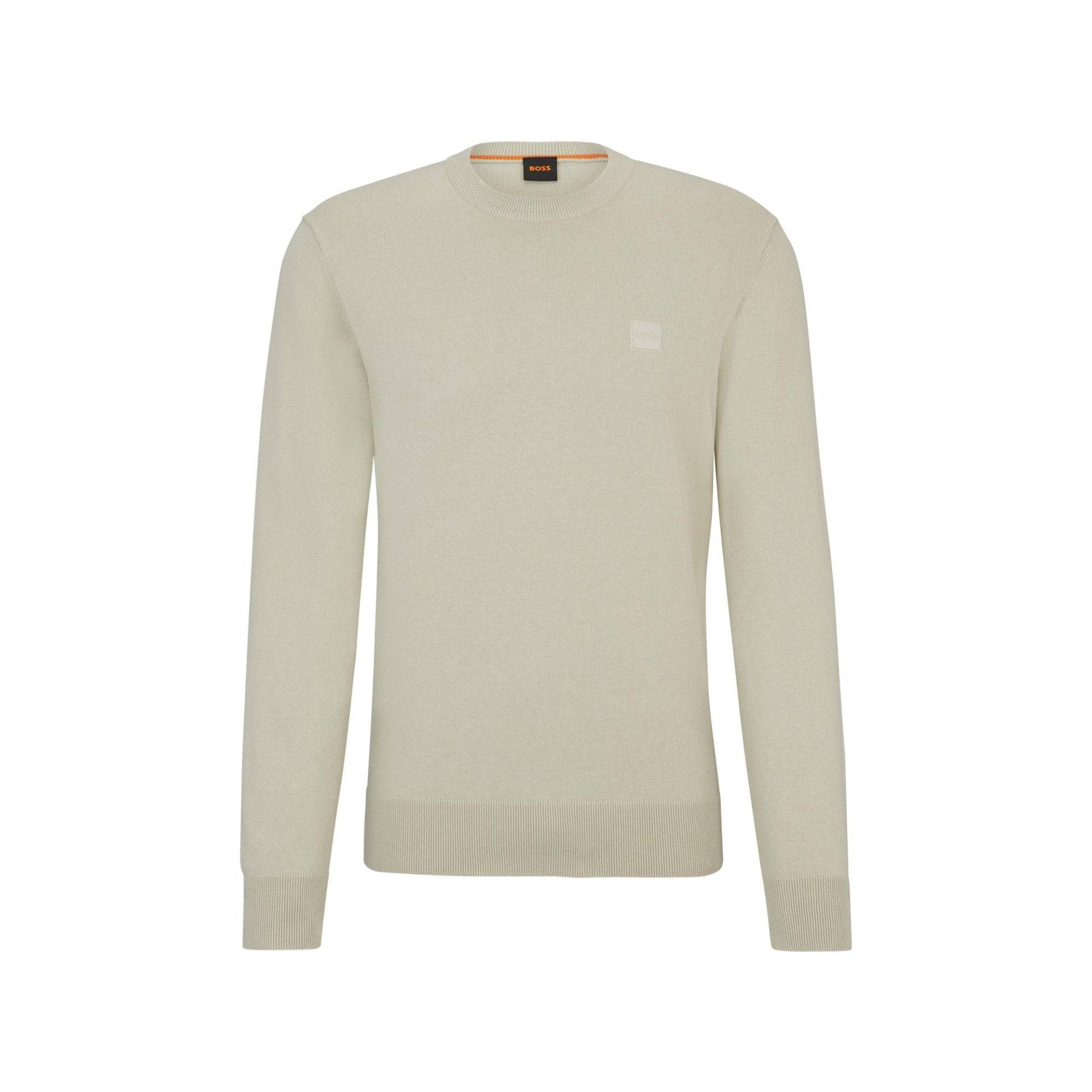 Pullover Herren Beige  S von BOSS ORANGE