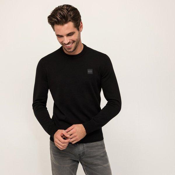 Pullover Herren Black L von BOSS ORANGE