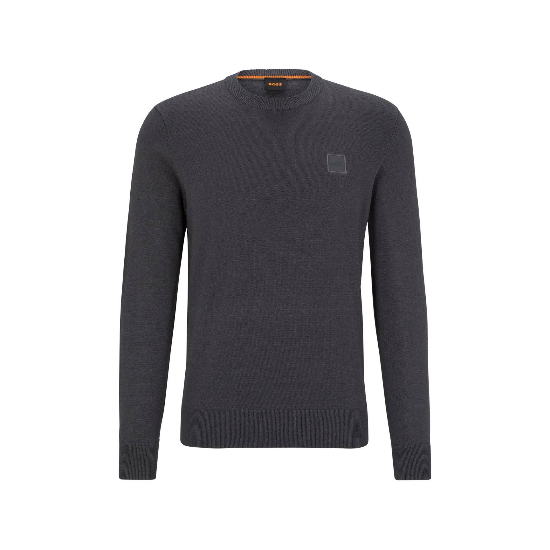 Pullover Herren Dunkelgrau L von BOSS ORANGE