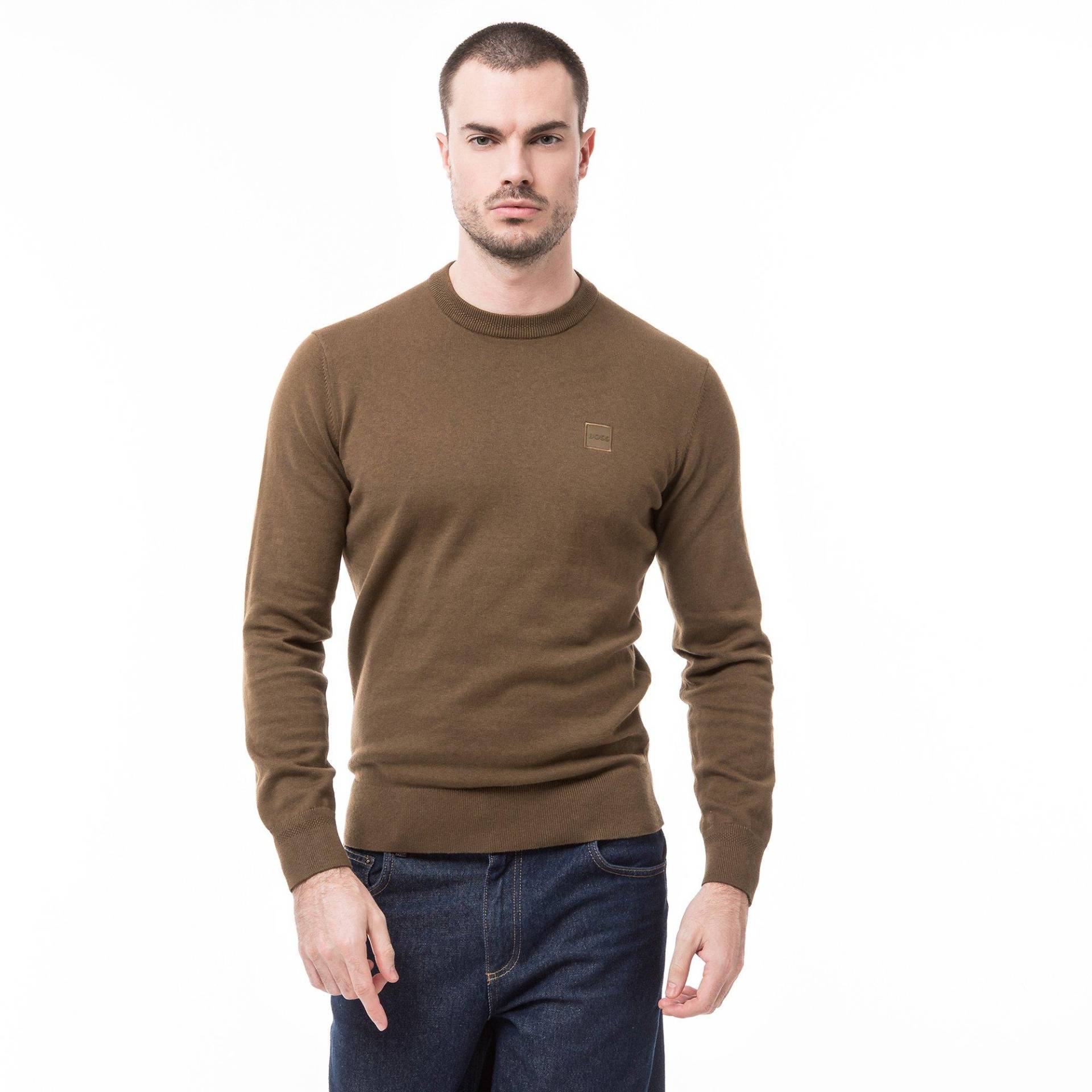 Pullover Herren Grün  L von BOSS ORANGE