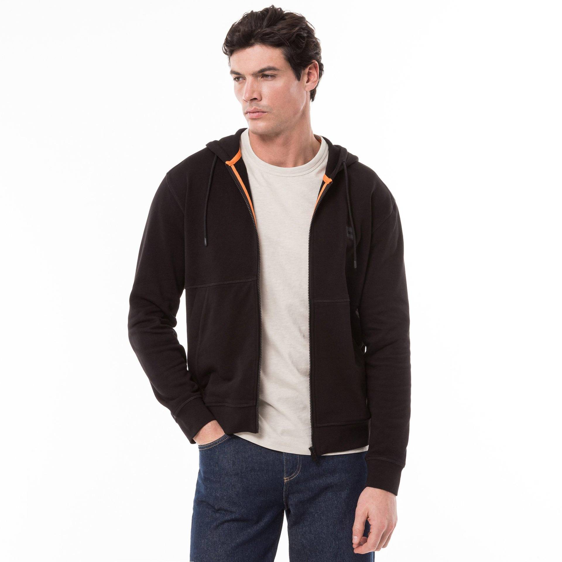 Hoodie Herren Black M von BOSS ORANGE