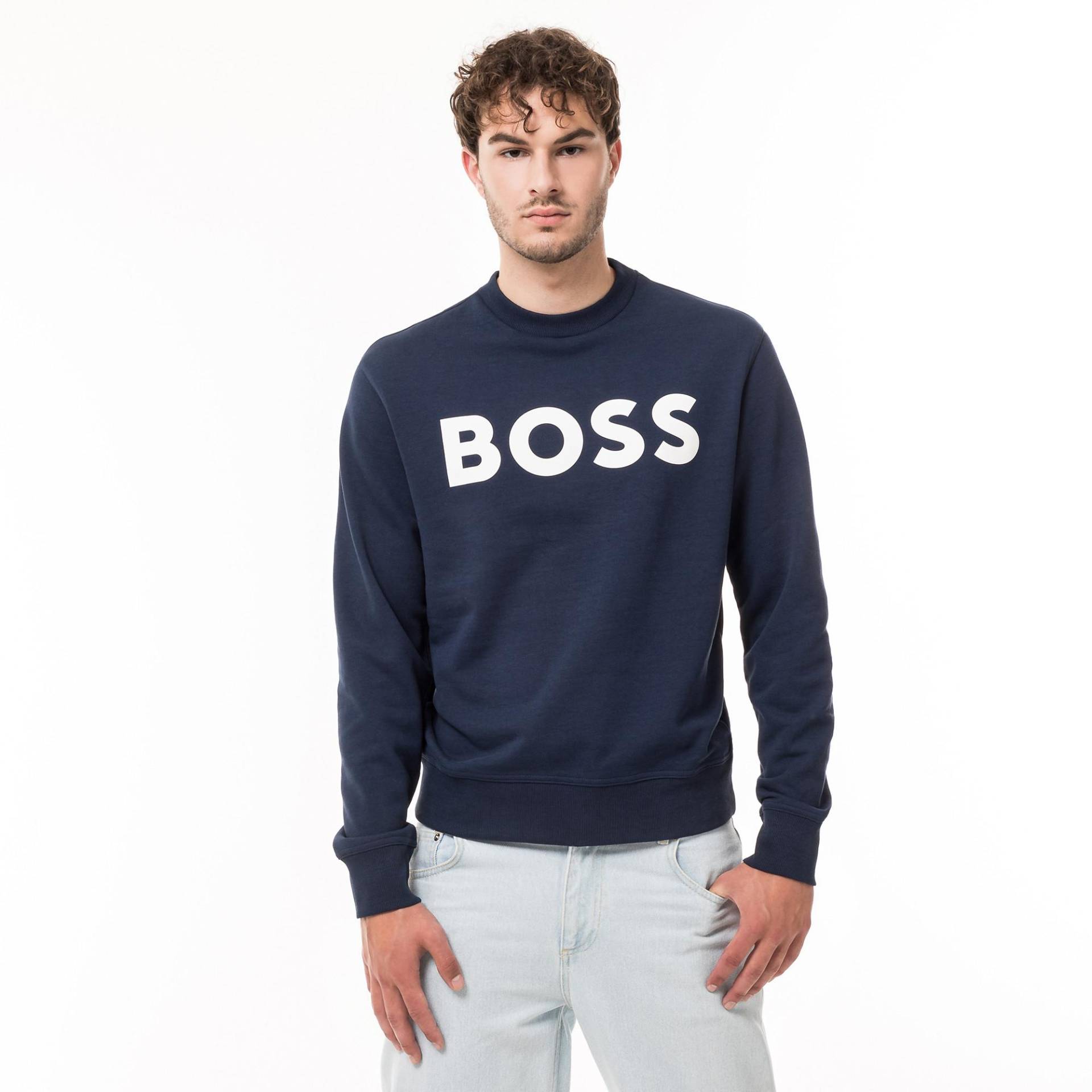 Sweatshirt Herren Blau  L von BOSS ORANGE