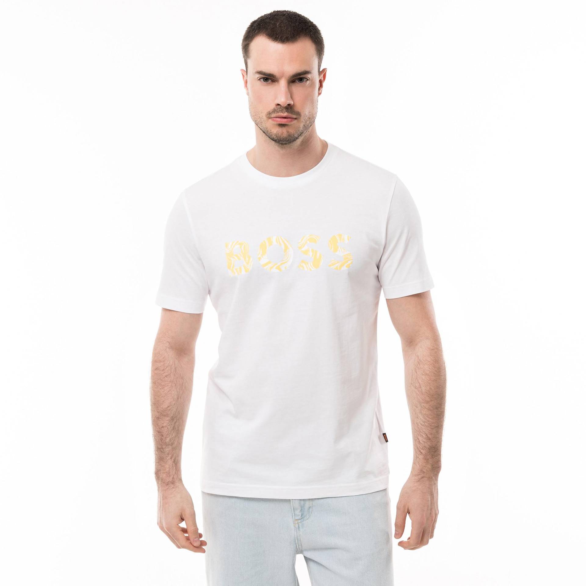 T-shirt Herren Weiss XL von BOSS ORANGE