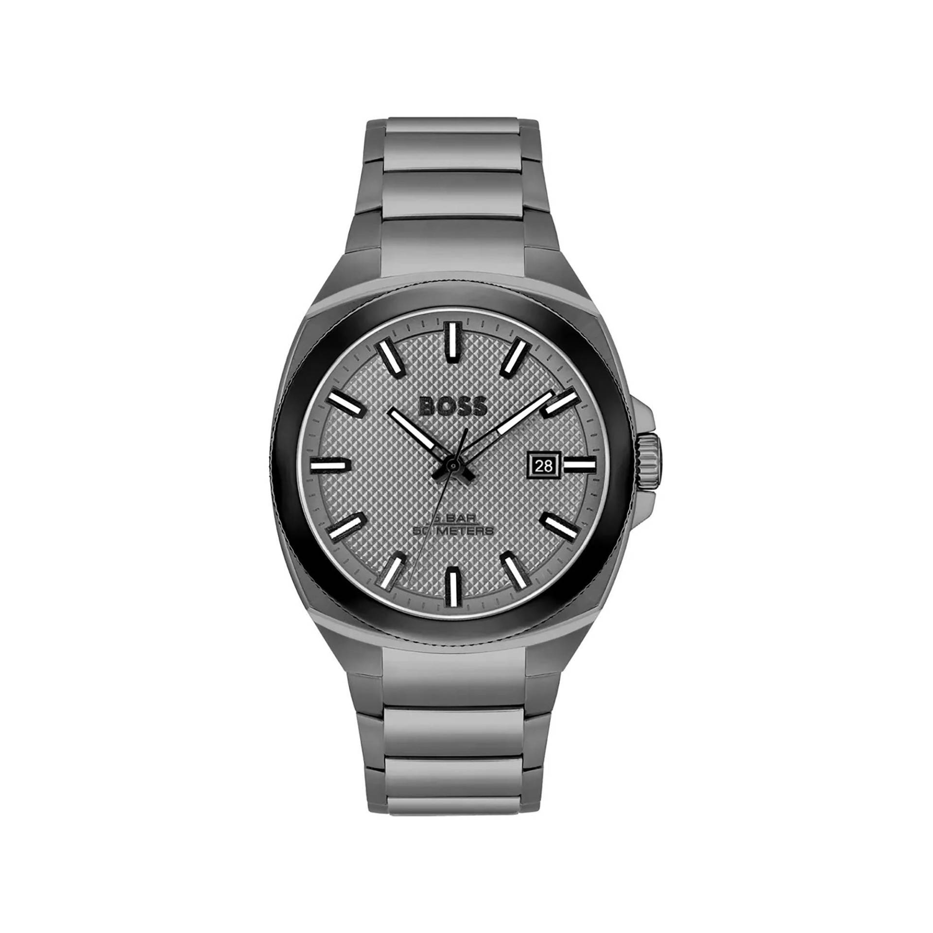 Analoguhr Herren Grau 41mm von BOSS