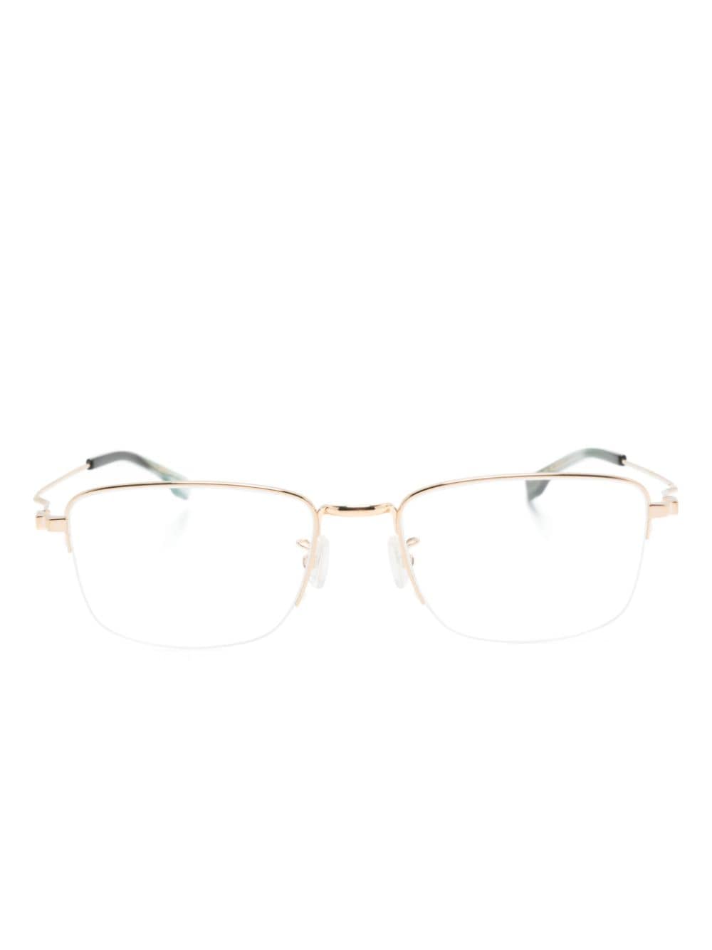 BOSS 1516G rectangle-frame glasses - Gold von BOSS