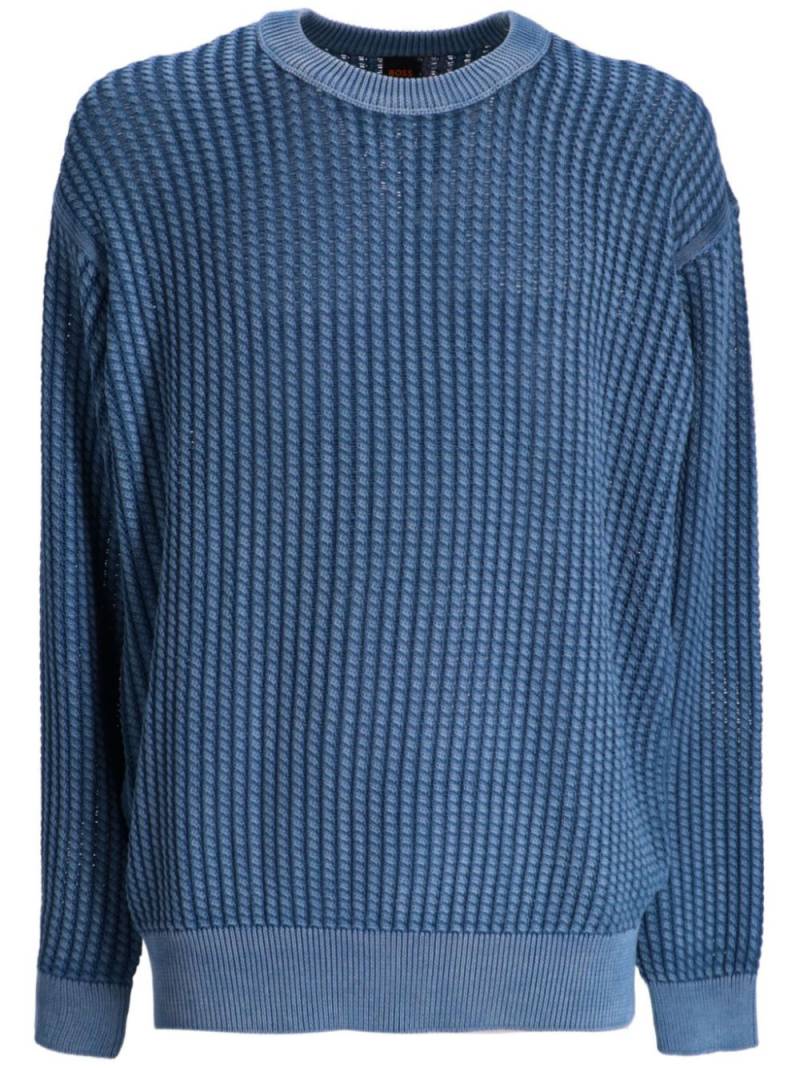 BOSS Agolan jumper - Blue von BOSS