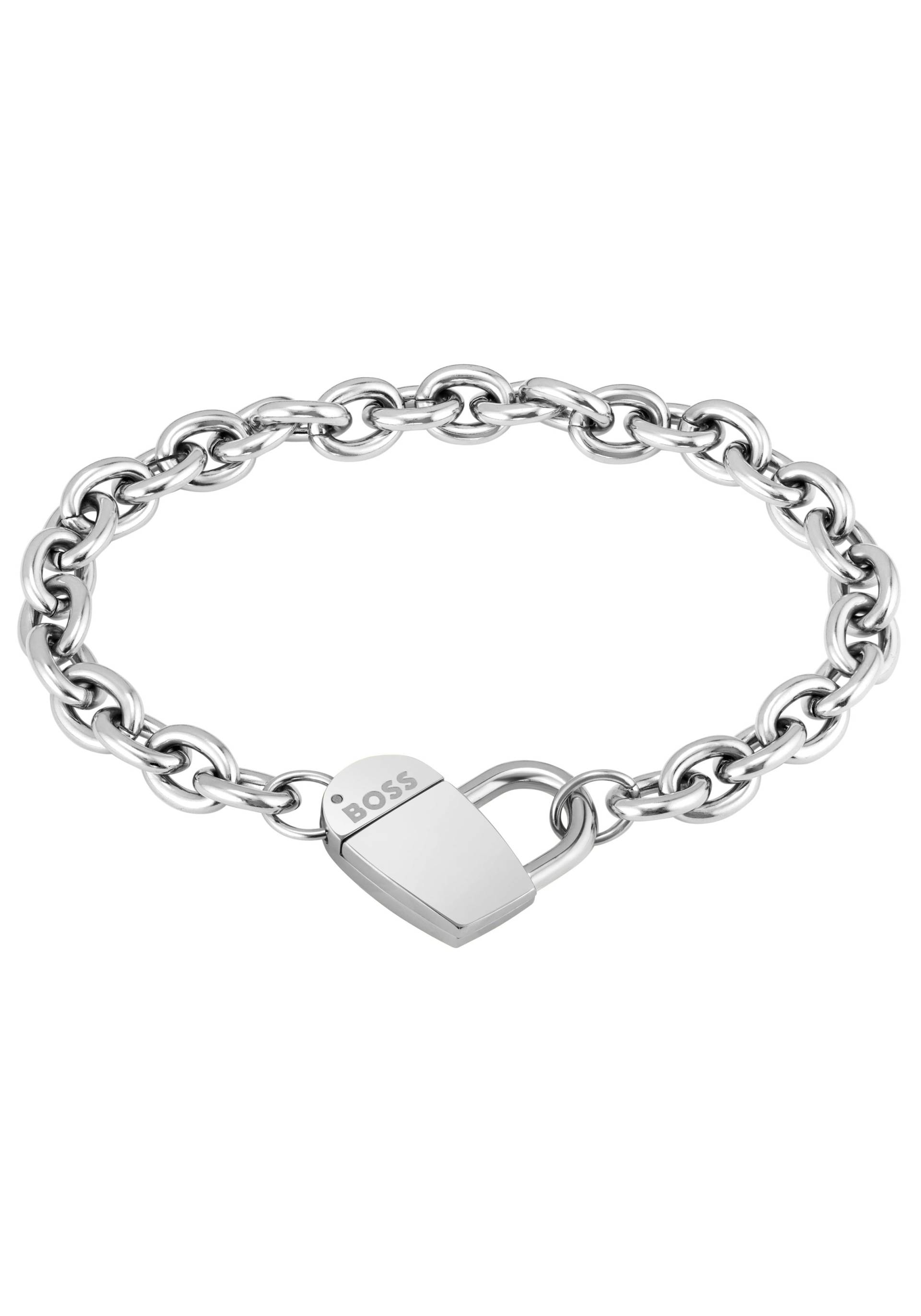 BOSS Armband »Schmuck Edelstahl Armschmuck Ankerkette DINYA« von BOSS