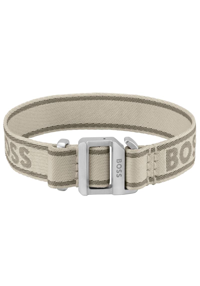 BOSS Armband »Schmuck Edelstahl Armschmuck Nylonarmband COLIN« von BOSS