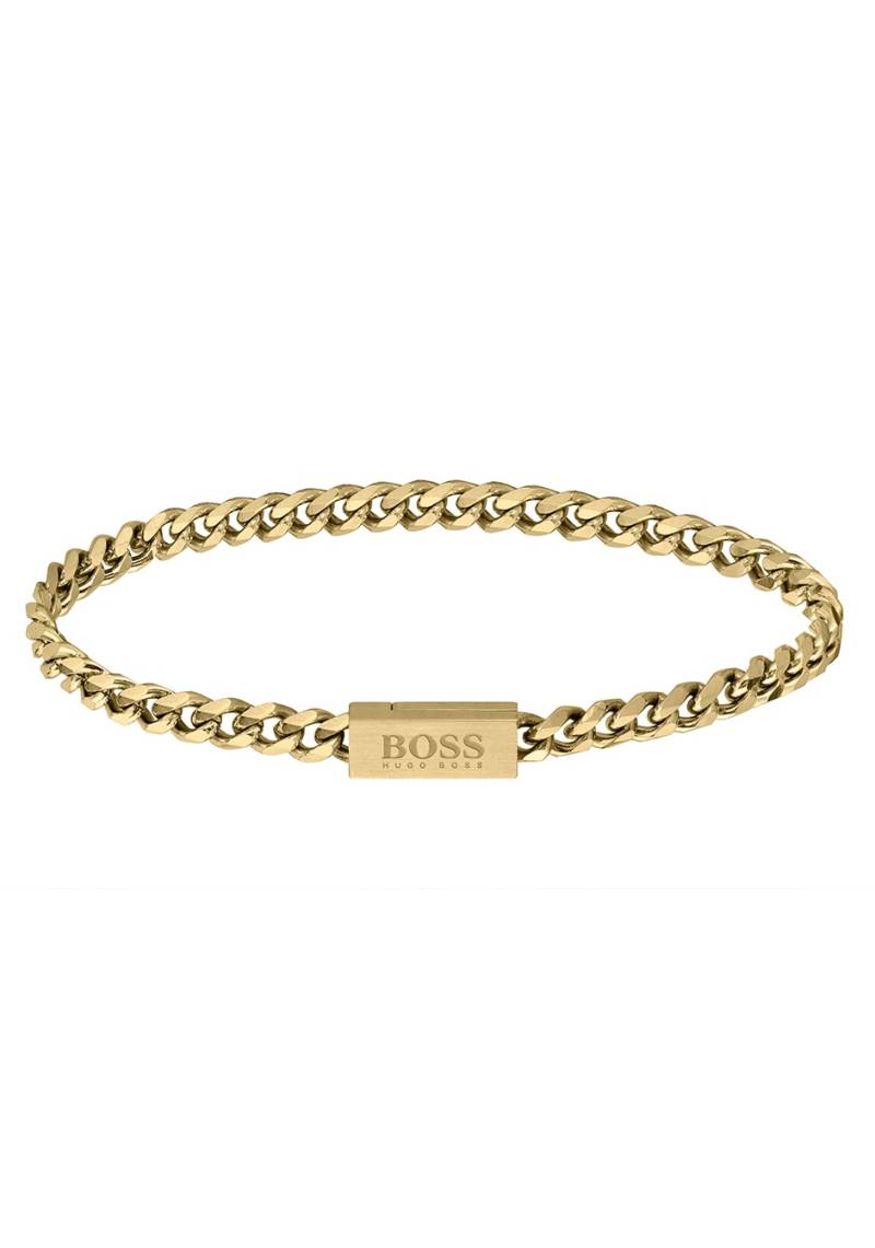 BOSS Armband »Schmuck Edelstahl Armschmuck Panzerkette CHAIN FOR HIM« von BOSS