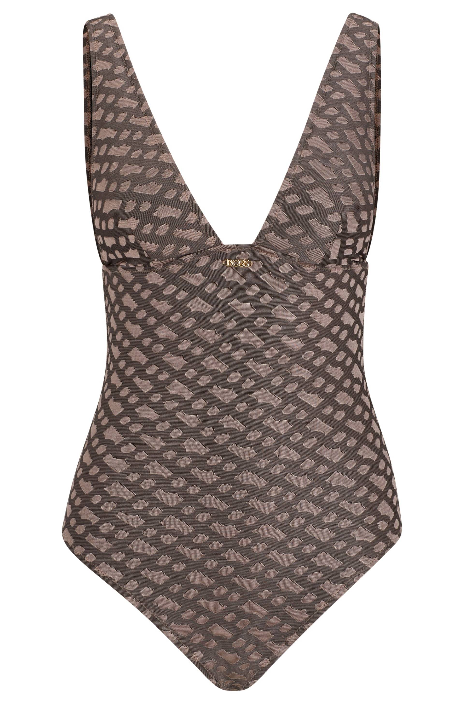 BOSS Badeanzug »BEATRIX SWIMSUIT«, mit Markenlabel von BOSS